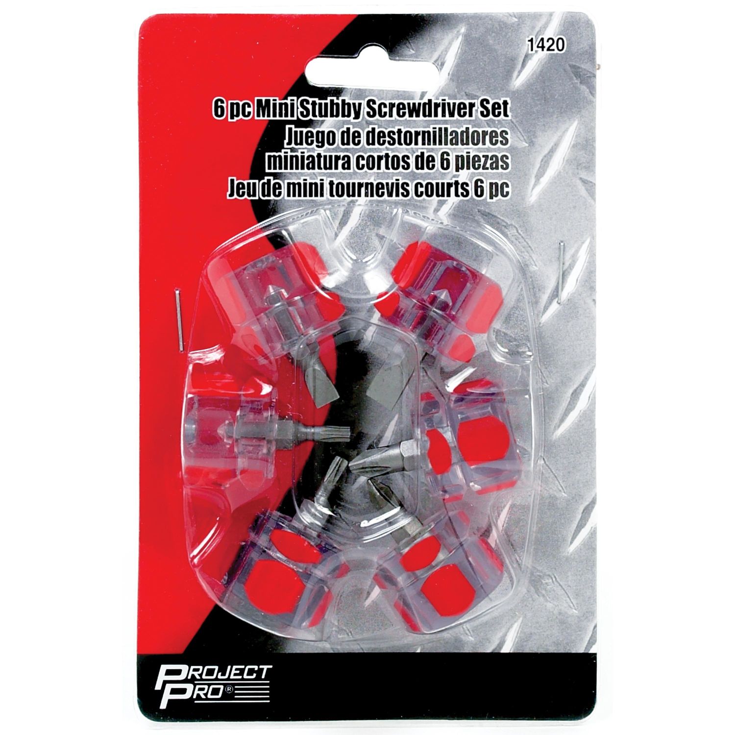 Project Pro Screwdriver Set with Clear Plastic Tips