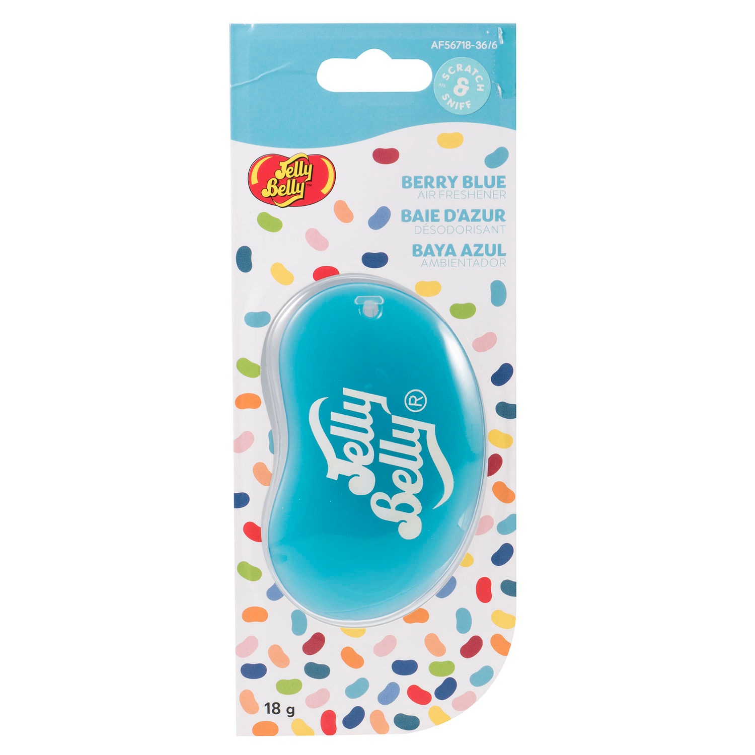 Jelly Belly Berry Blue Scent Hanging Air Freshener