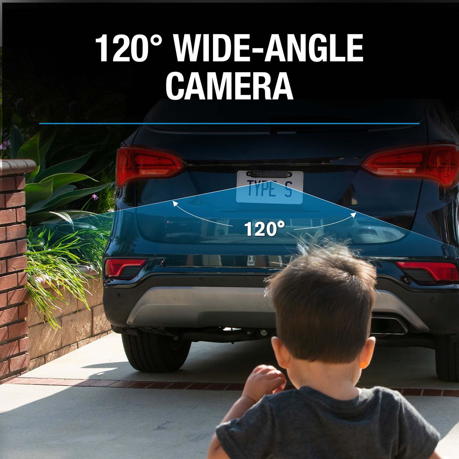 Type S Heavy Duty Solar Powered App View Backup Camera