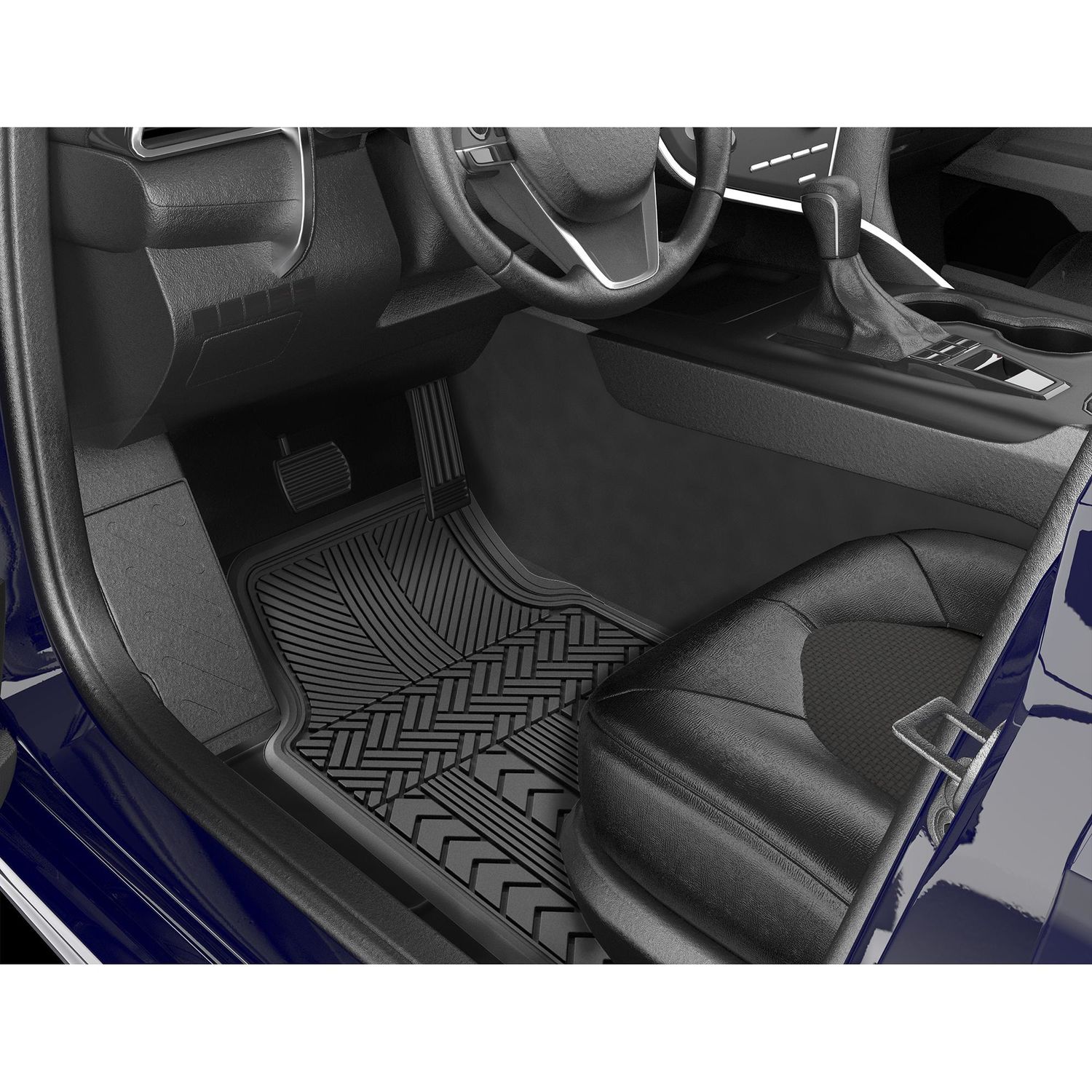 Auto Expressions R5704A-BLACK Premium Floor Mat, Black