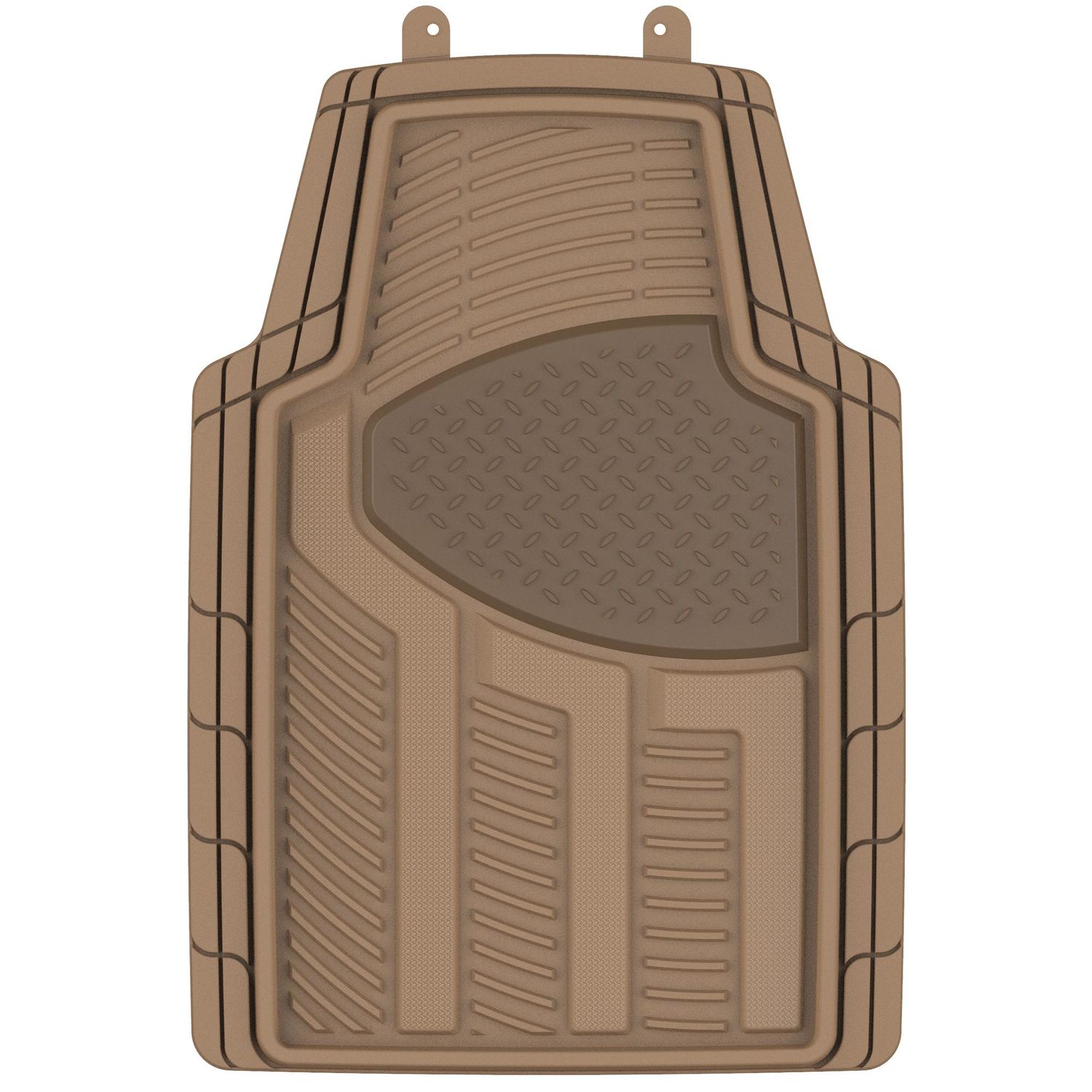 ProElite Tan Premium Rubber Floor Mat 4 Piece