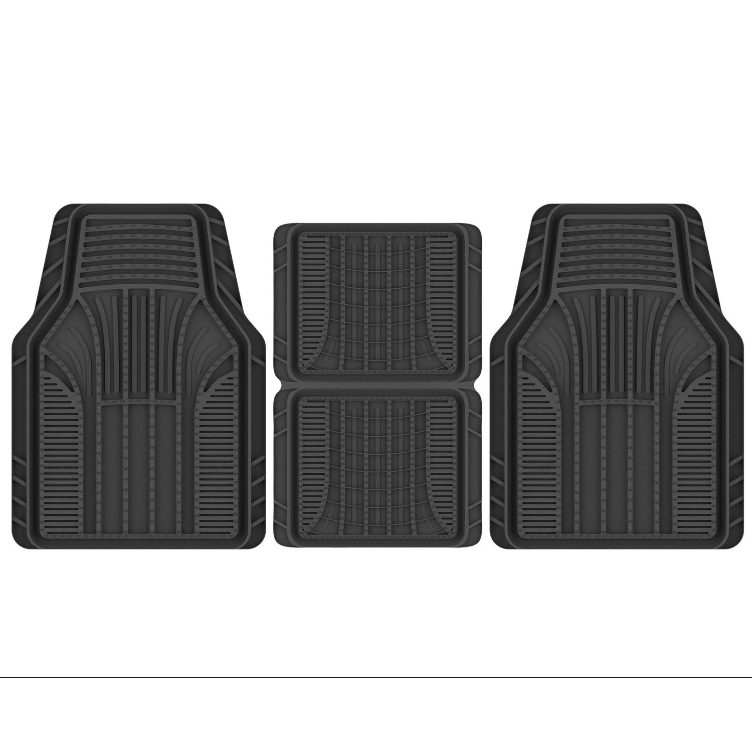 Hyundai Carpet & Rubber Front & Rear Universal Car Floor Mats