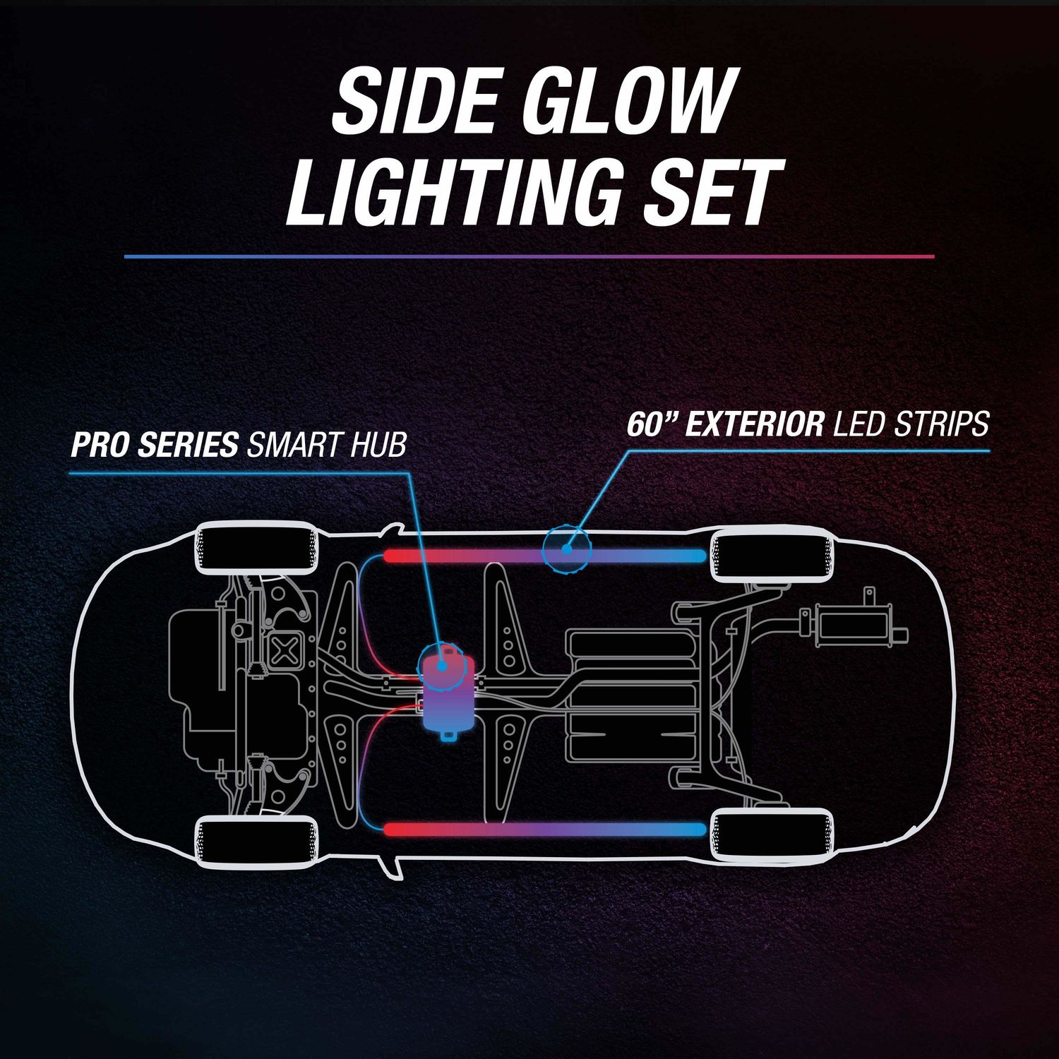 TYPE S Multiple Color 120in Formula DRIFT Pro Series Exterior Smart LED