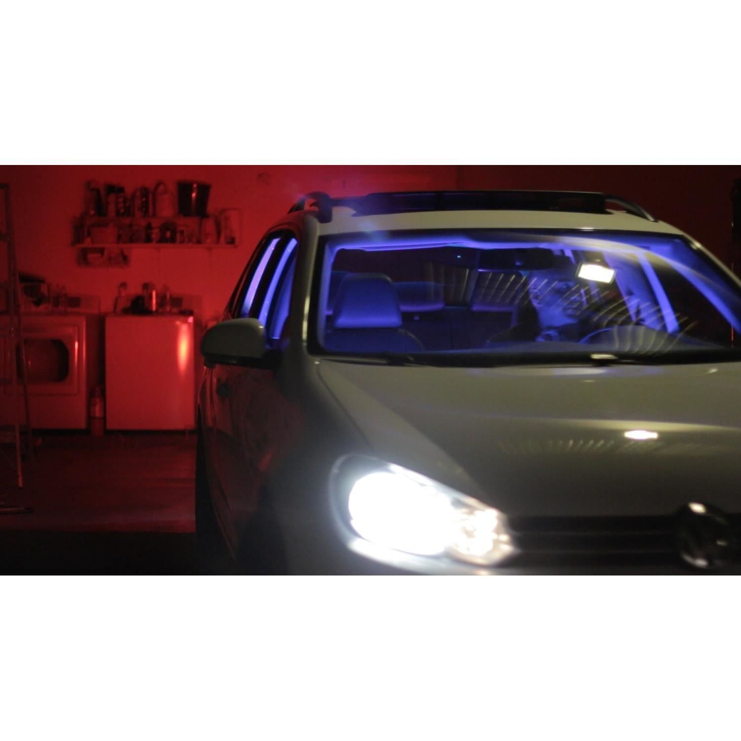 TYPE S Hyper Bright 8in Blue Plug and Glow LED Light Strip