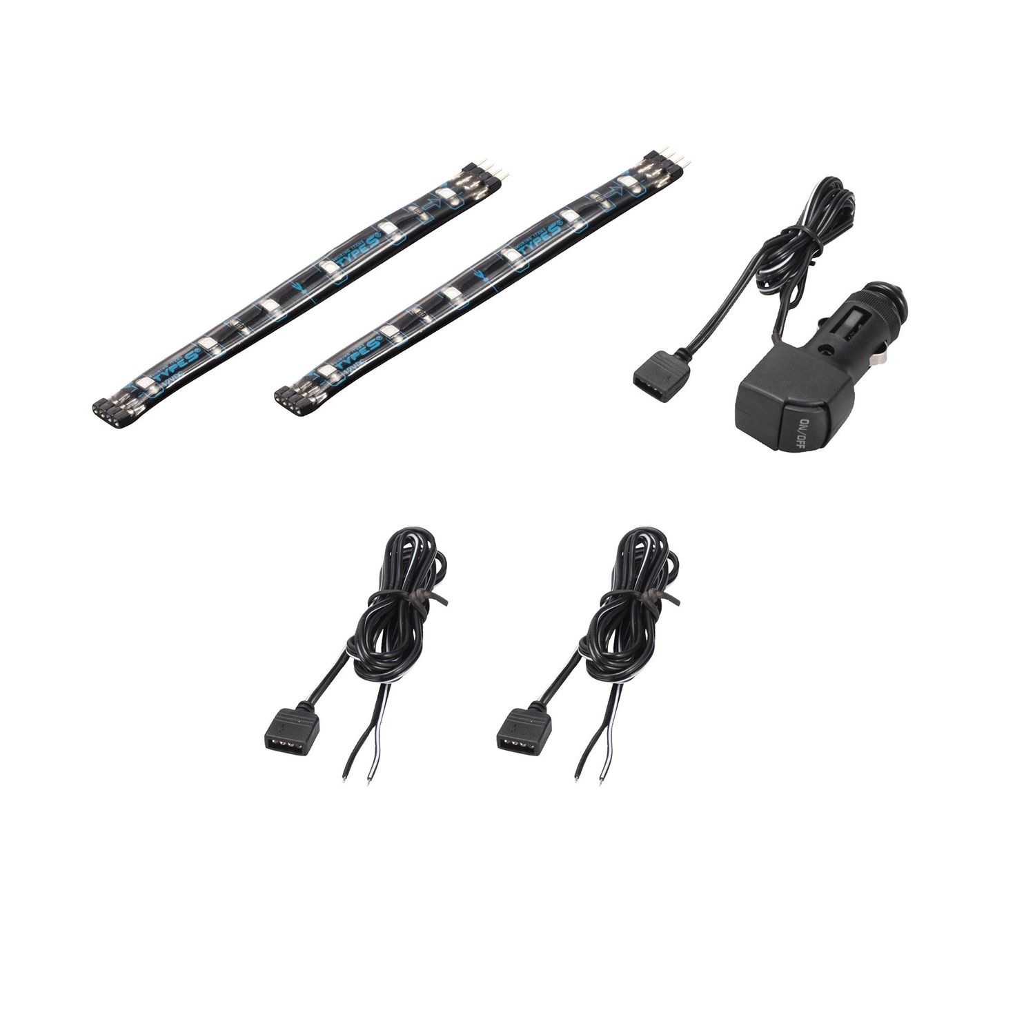 Car led light on sale strips autozone