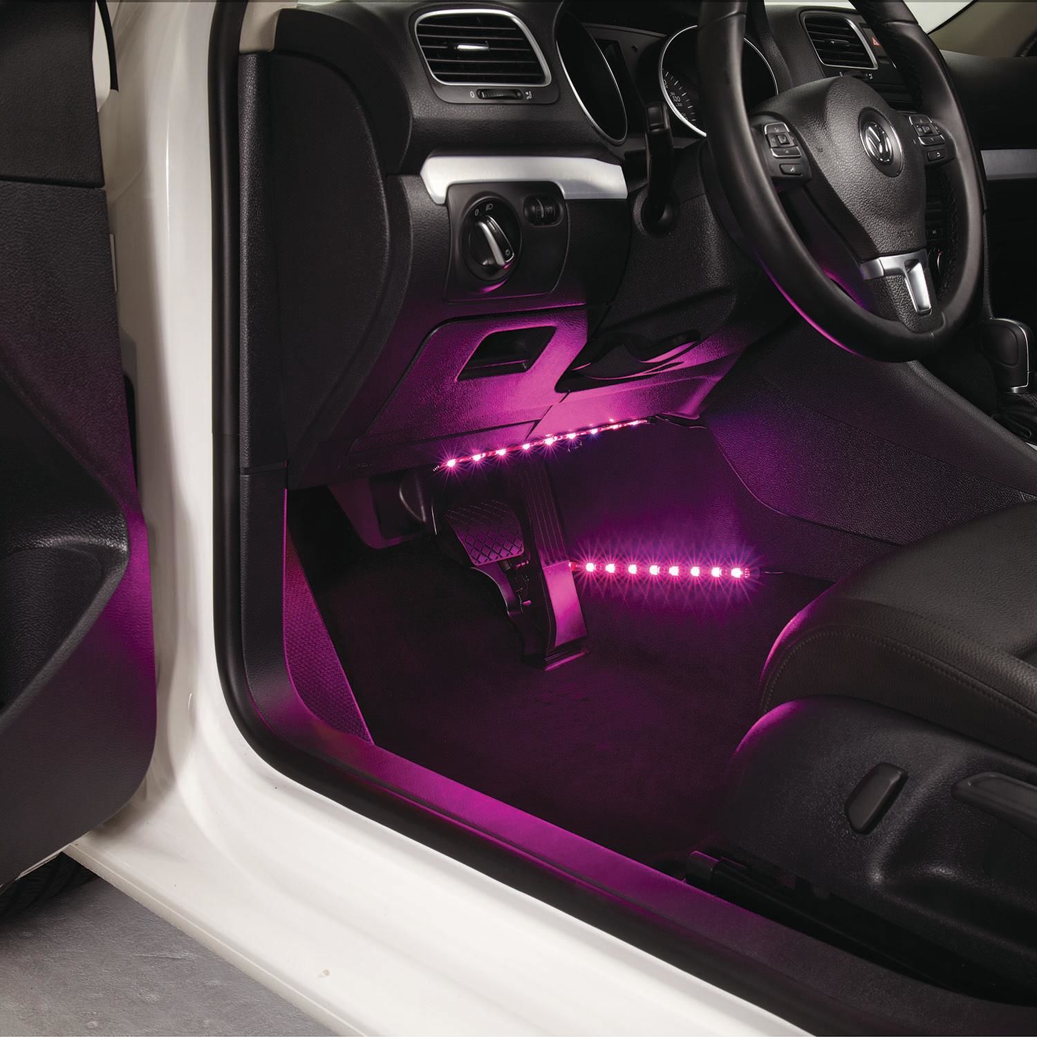 Led lights for on sale car interior autozone