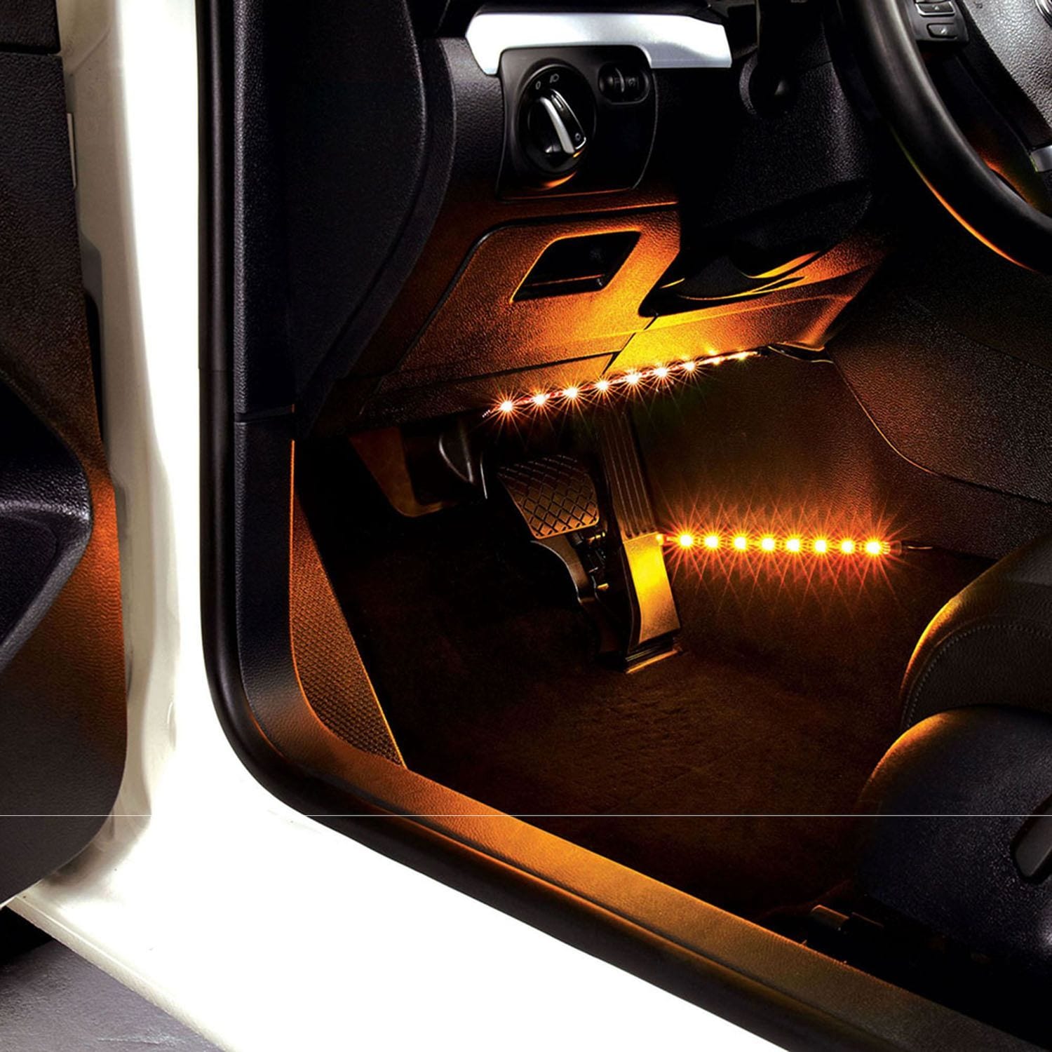 Led lights for on sale car interior autozone