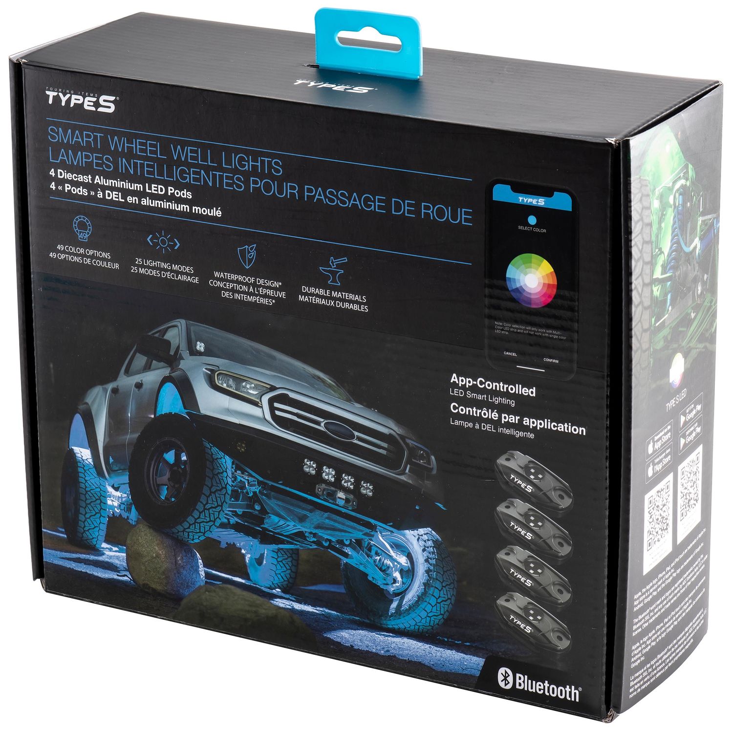 TYPE S Smart Wheel Well Rock Light