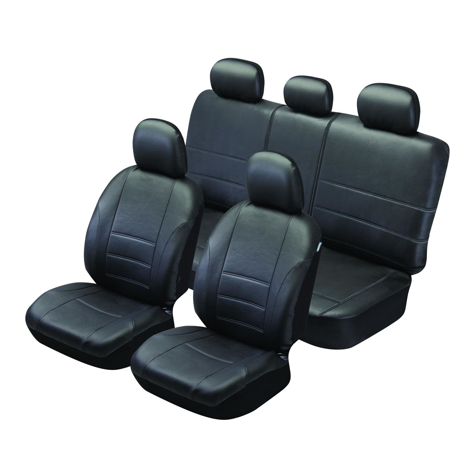 Autozone Seat Covers Set Artificial Leather Black Sedan Cushion Fundas Coche  Asiento Universal Back Available In 40/60, 50/50, And 60/40 Sizes From  Xiaochunya, $30.74