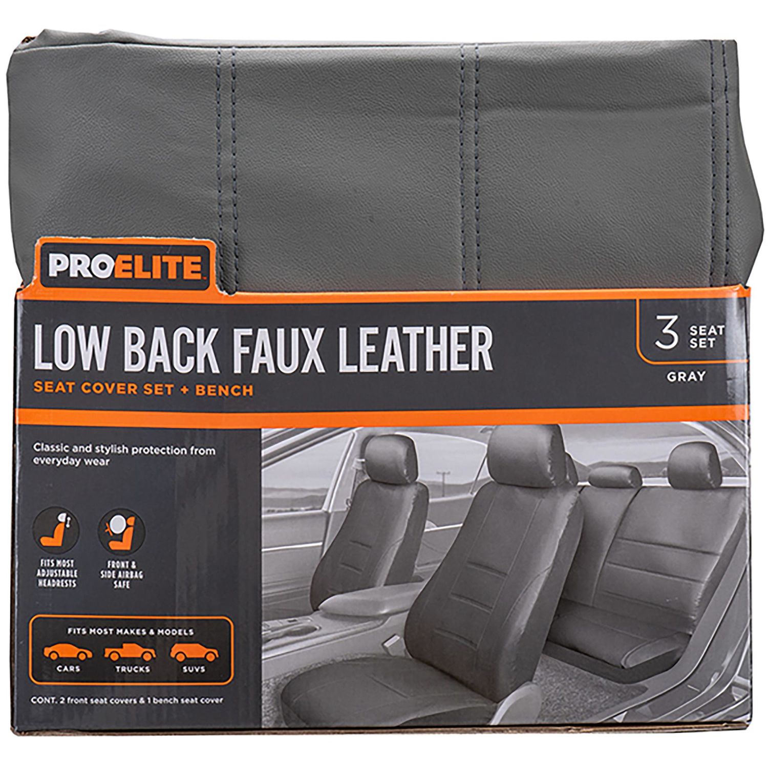 ProElite Faux Leather Seat Cushion at AutoZone