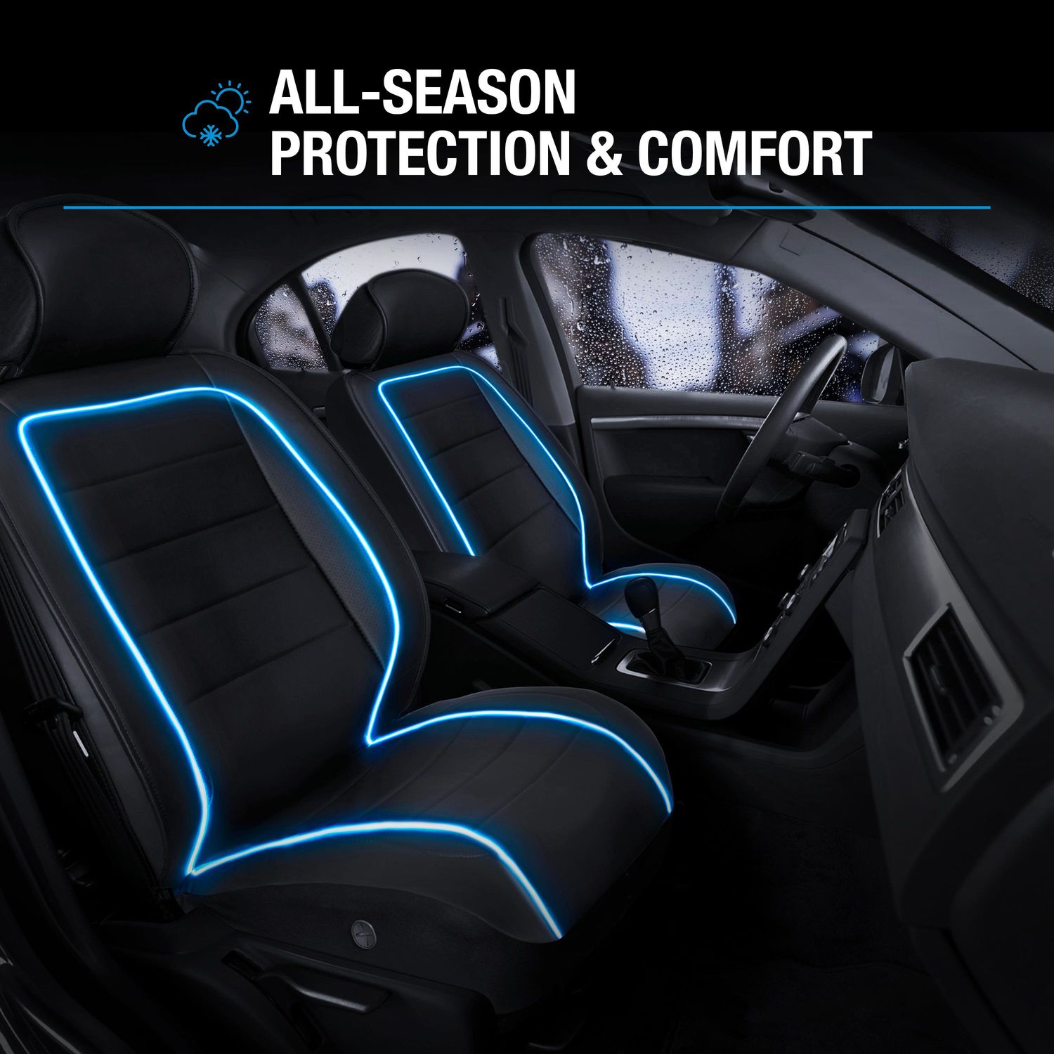 Led car 2025 seat covers