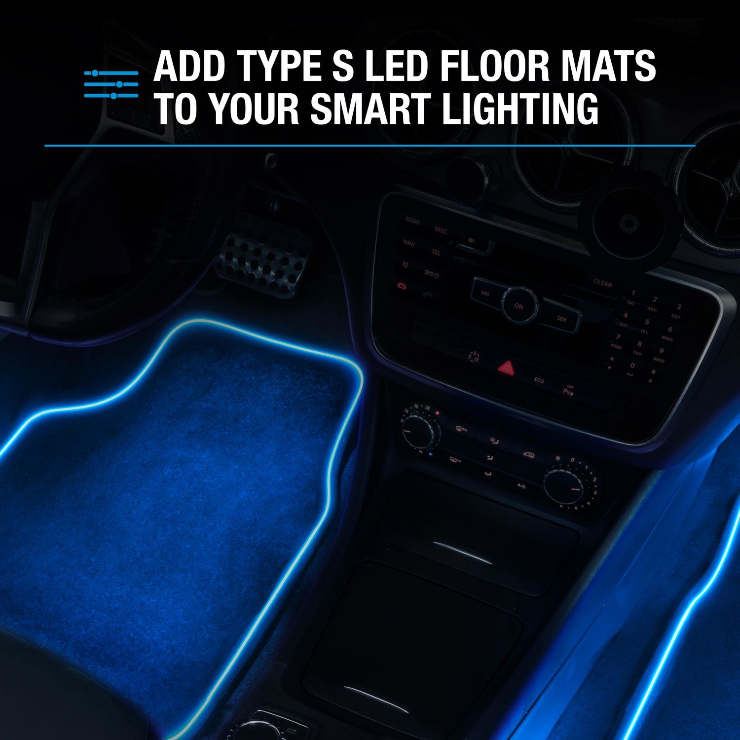 Led lights for car interior deals autozone