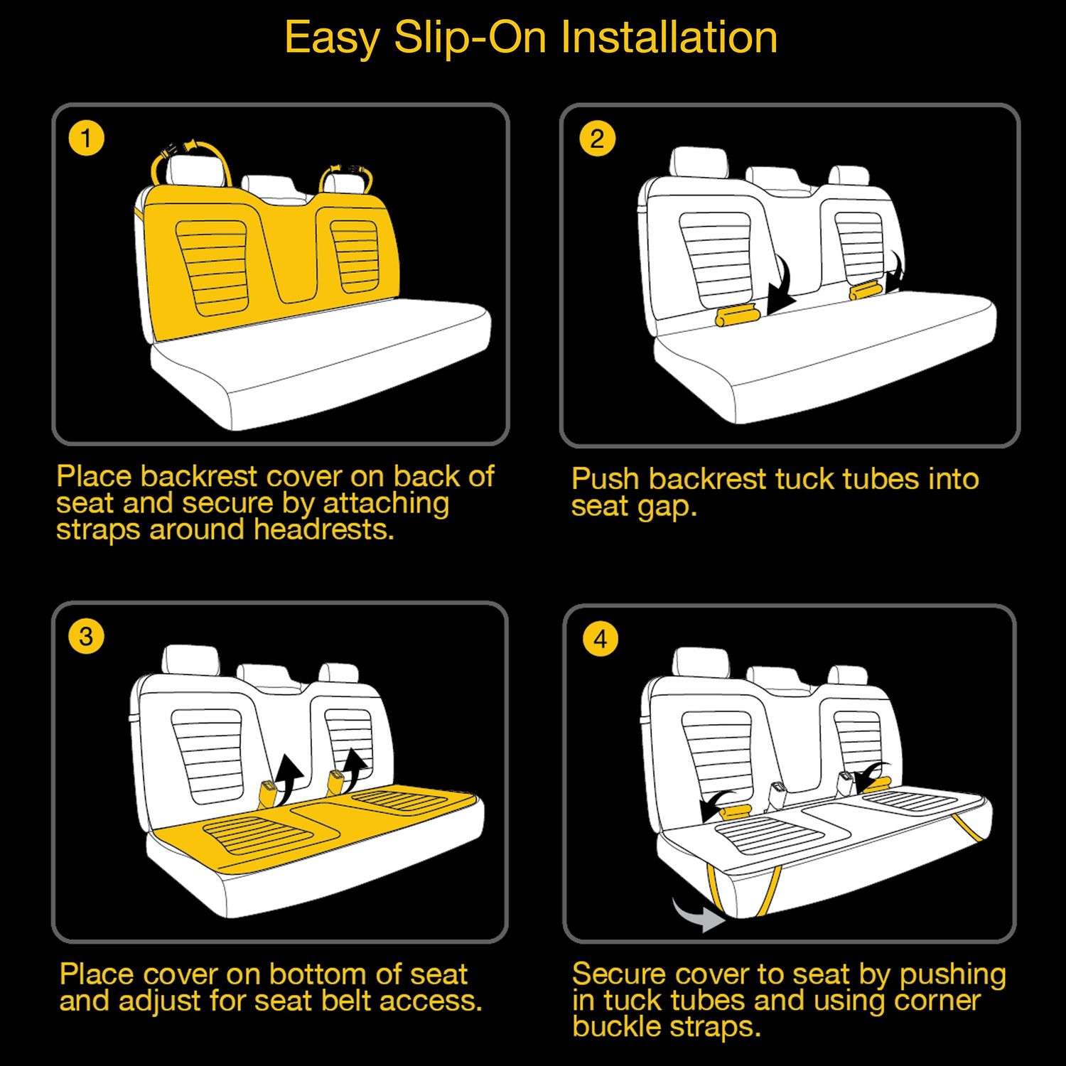 Type S PRO Advantage Rear Bench Seat Cover