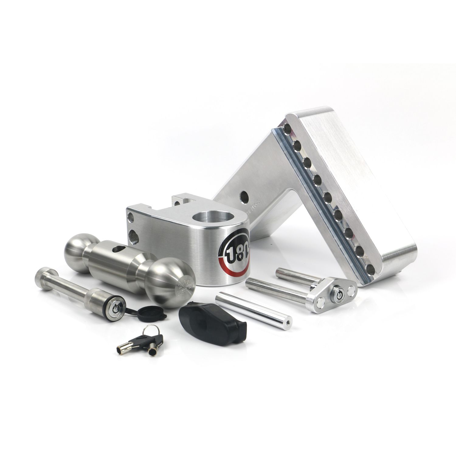 Weigh Safe 6in Drop Hitch 180 Degrees Turnover Ball Mount