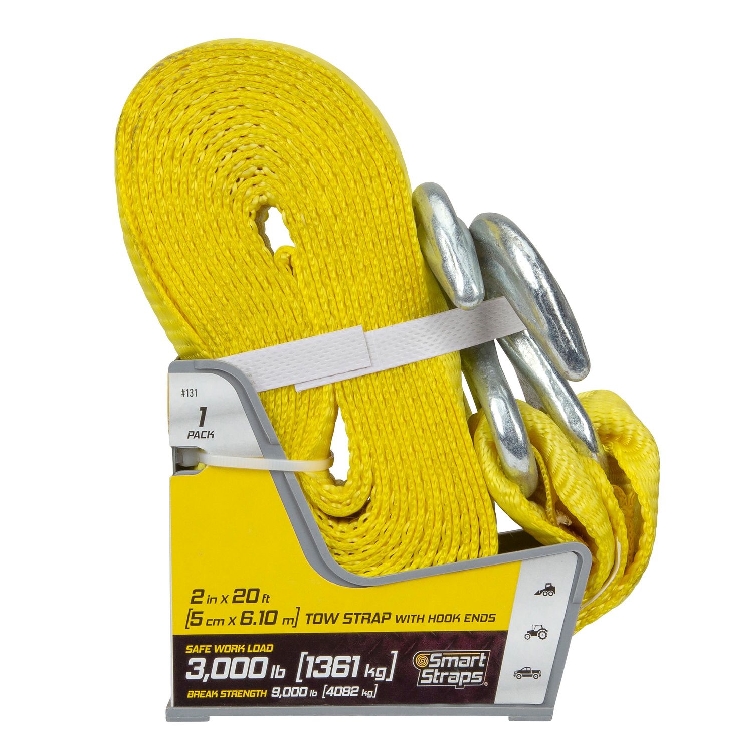 SmartStraps 20ft 9 000lbs Tow Strap