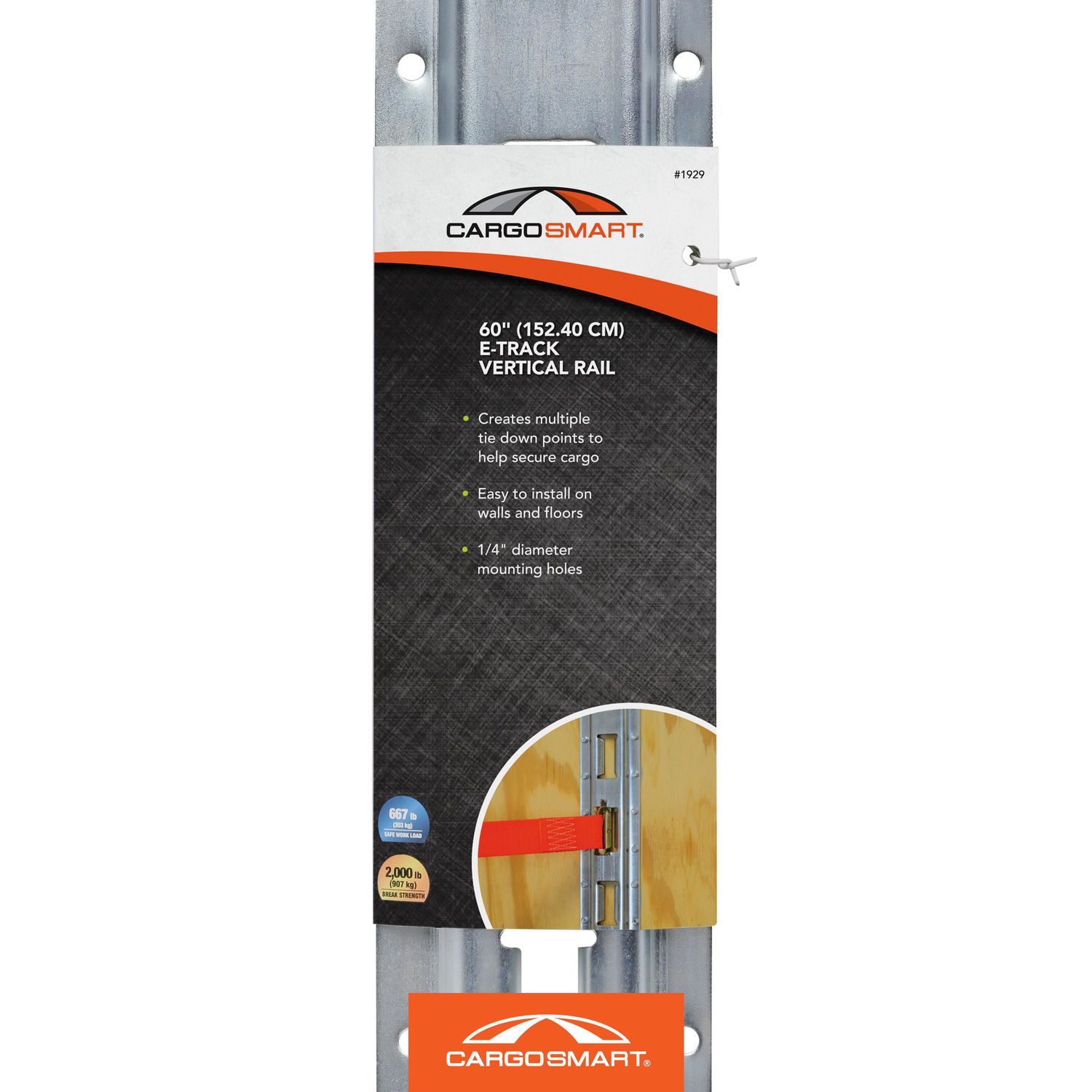 CargoSmart 60in E Track Vertical
