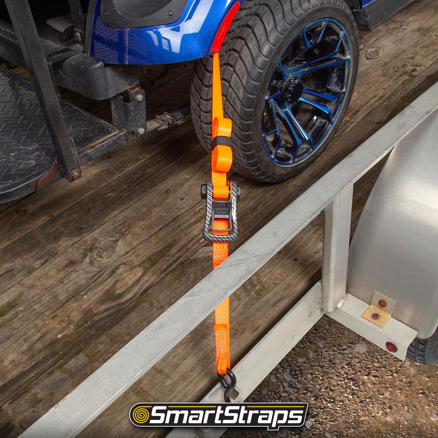 SmartStraps 14ft 3,000 CarbonX Ratchet with Tie Down Strap
