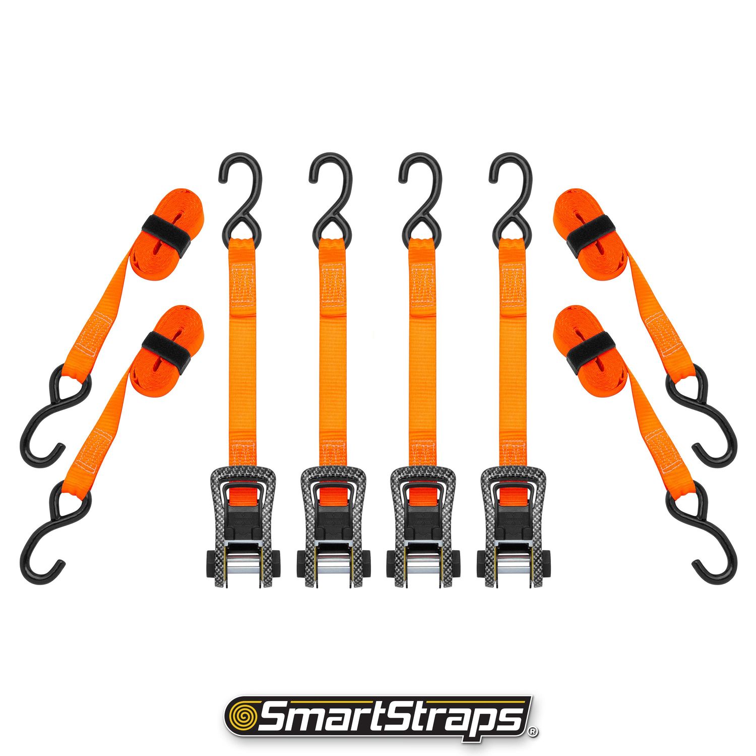 SmartStraps 14ft 3,000 CarbonX Ratchet with Tie Down Strap