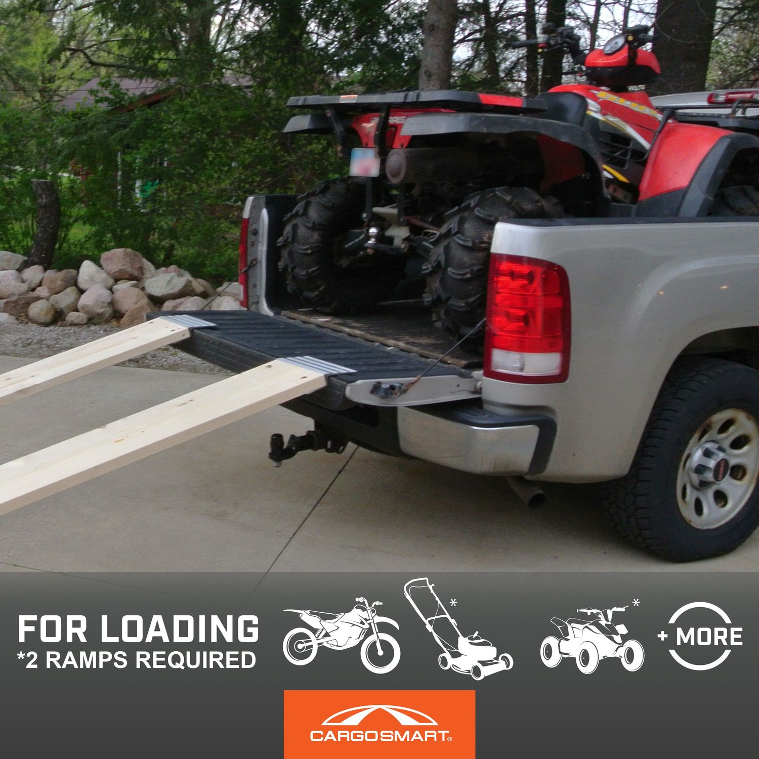 CargoSmart 12in Plate Aluminum Ramp