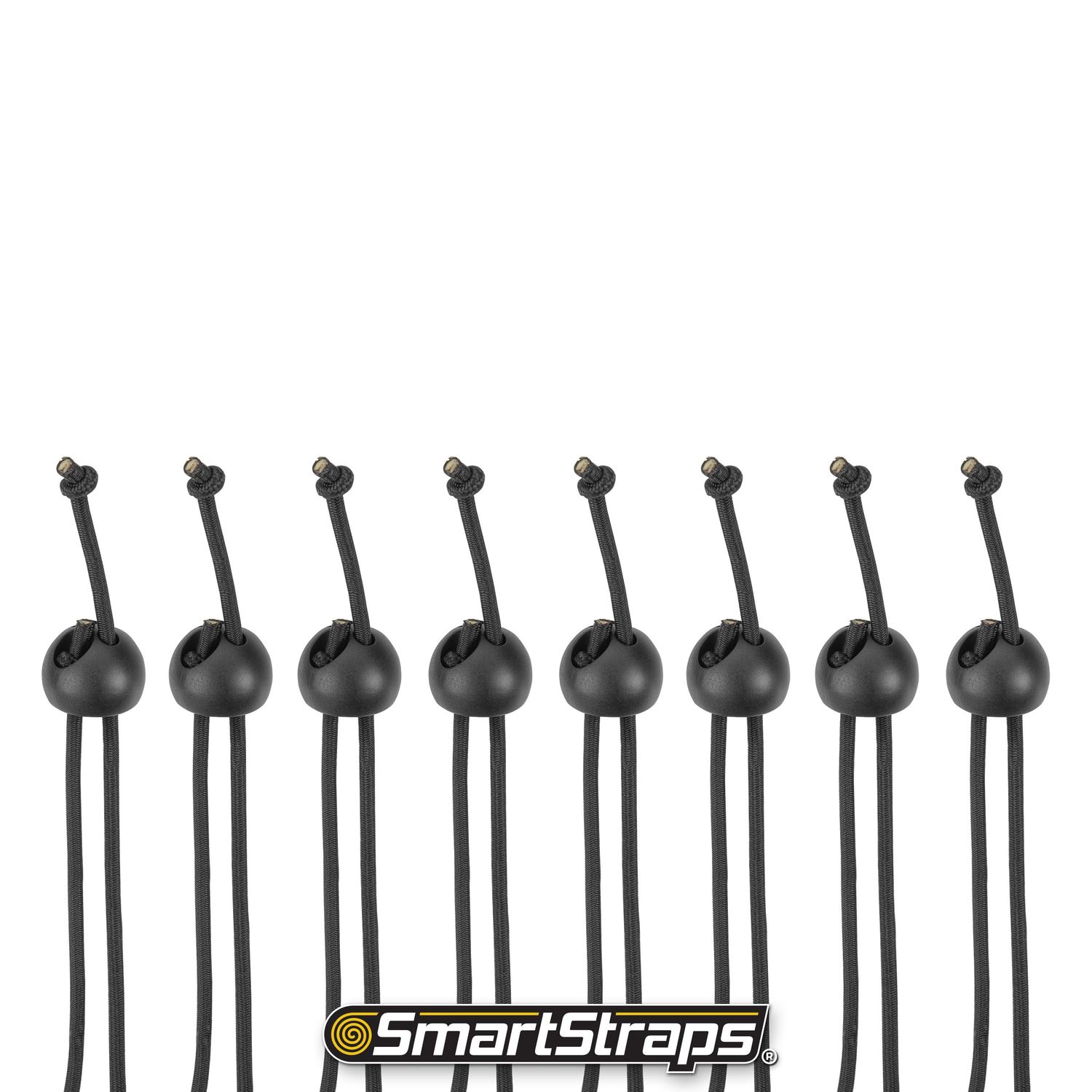 SmartStraps Adjustable Length Toggle Ball Bungee Cord 8 Pack