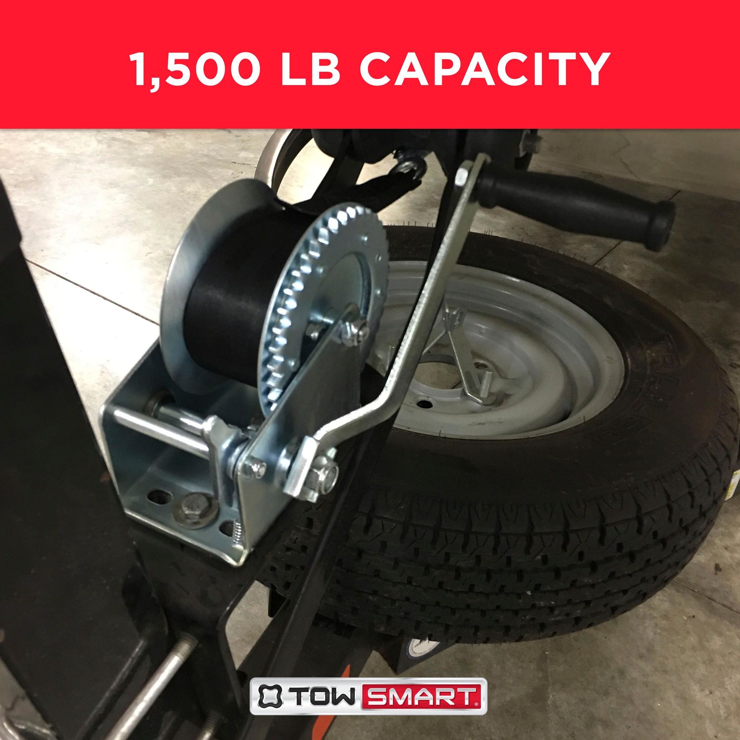 TowSmart 1,500lbs Trailer Winch