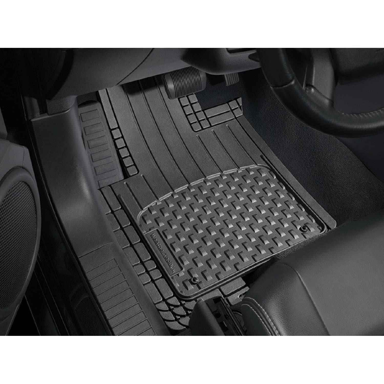 AUTO DRIVE 5-PIECE All Season Universal Car Floor Mats Black, Fits most  cars, trucks & SUVs 