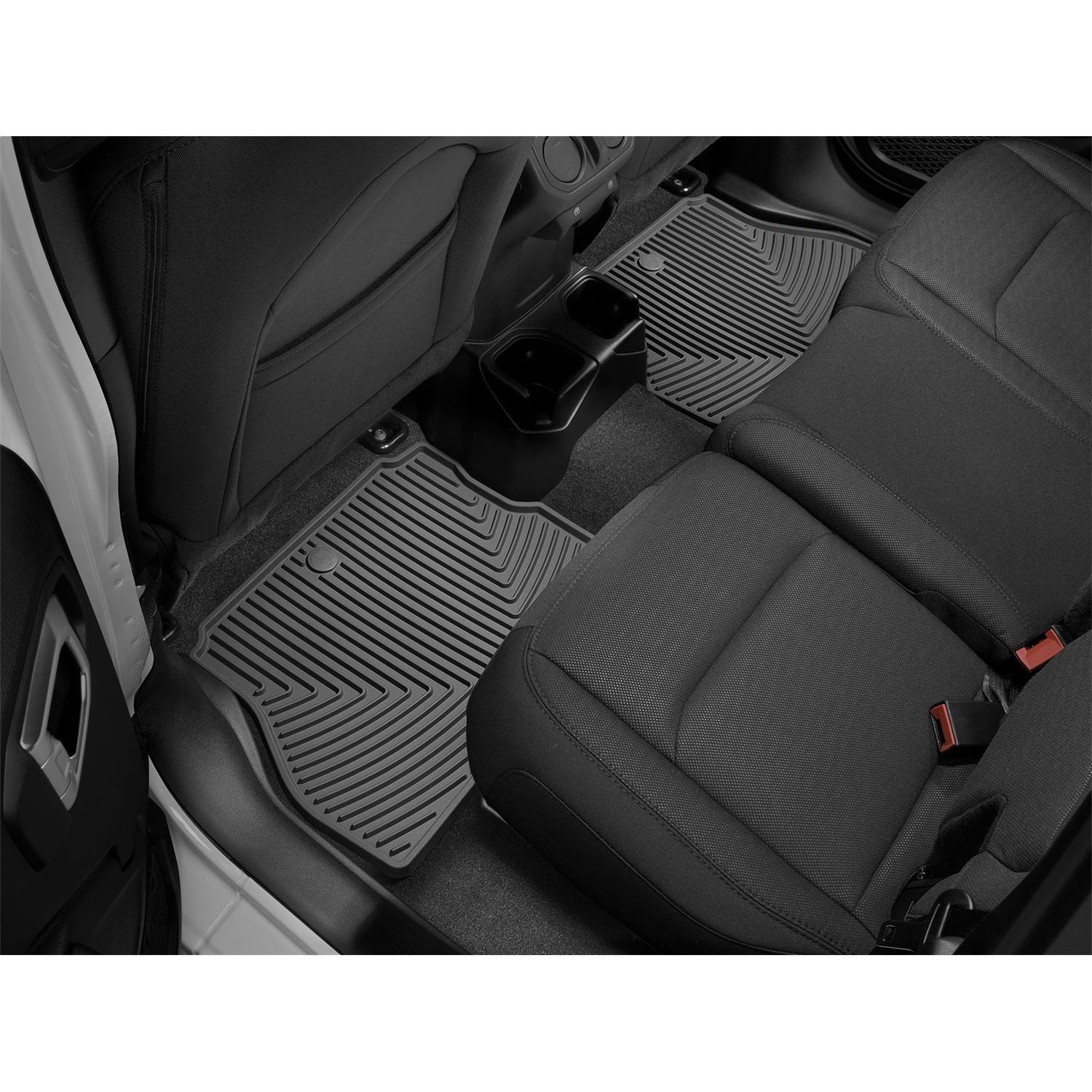 Weathertech All-Weather Black Rear Floor Mat Set W476