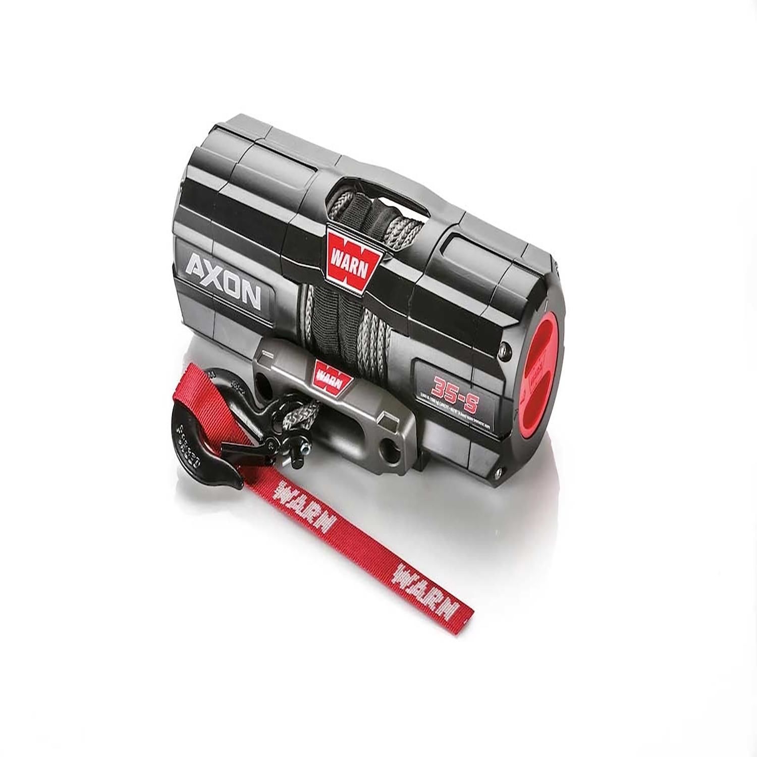 Warn 3,500lbs 50ft x 3/16ft Rope 12 Volt Vehicle Mount Line Pull Large ...