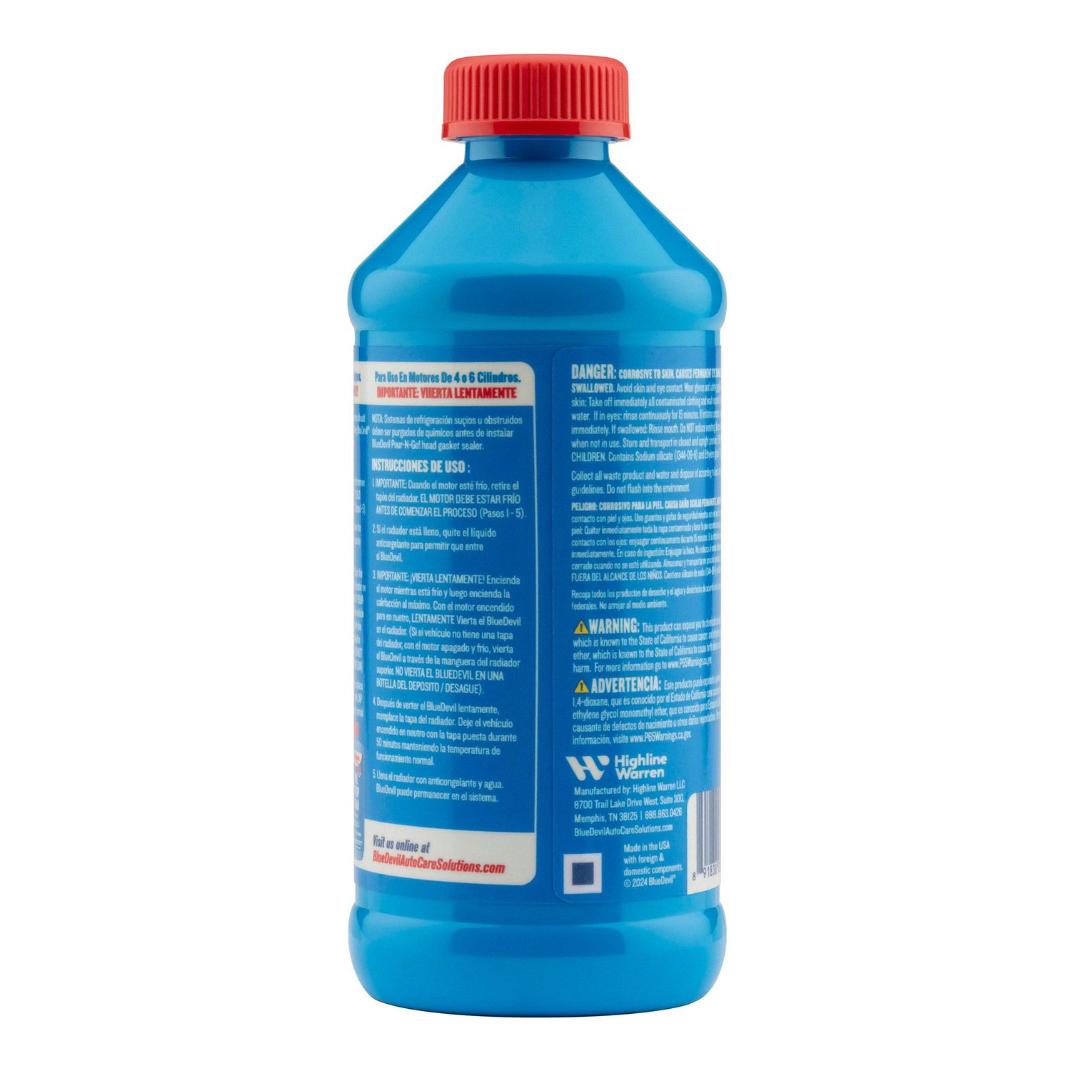 BlueDevil PourNGo Head Gasket Sealer 16oz