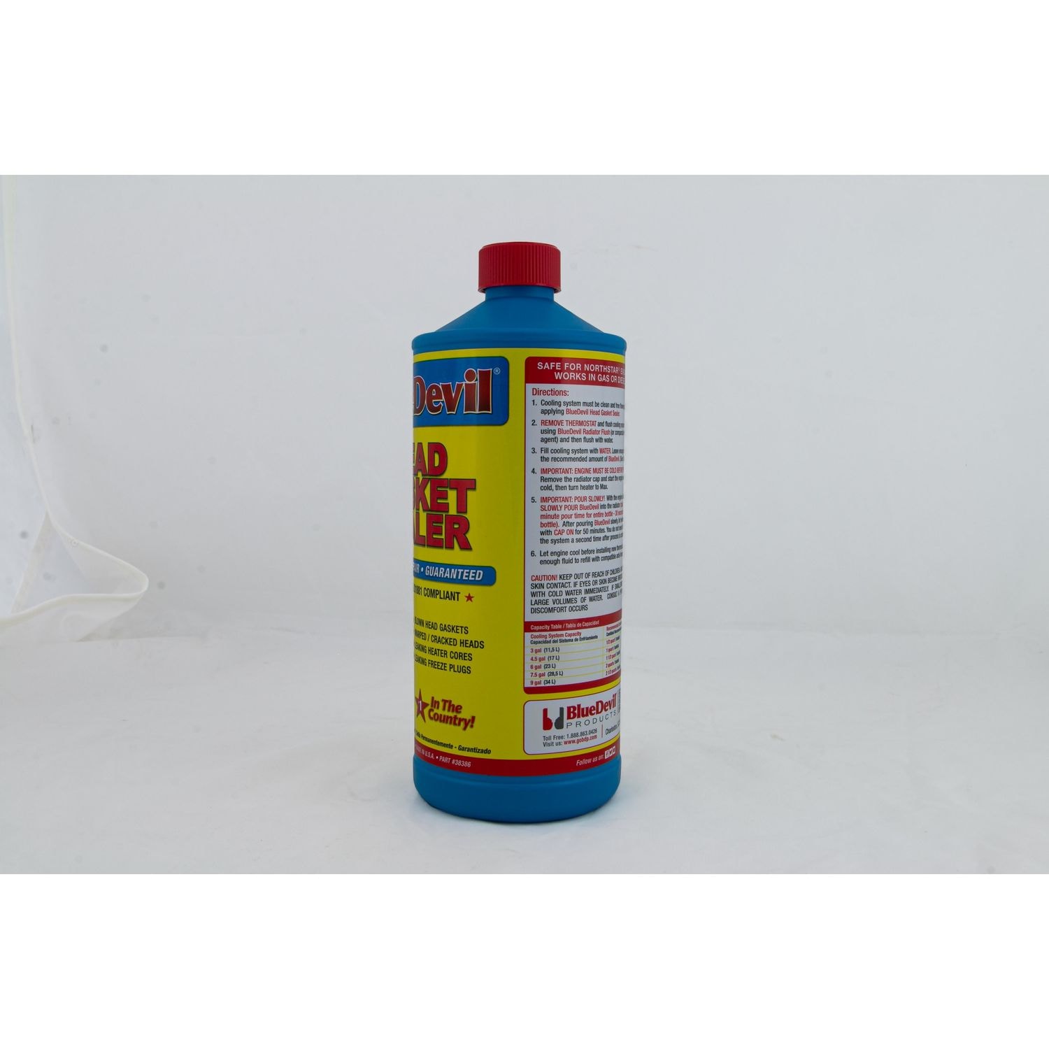 BlueDevil 38386, Head Gasket Sealer, 32 fl. oz. Bottle D&B Supply