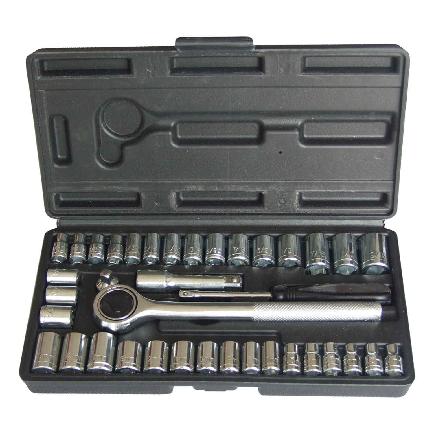 BLACK+DECKER Socket Set with Ratchet (40-Piece) BDMT45001 - The