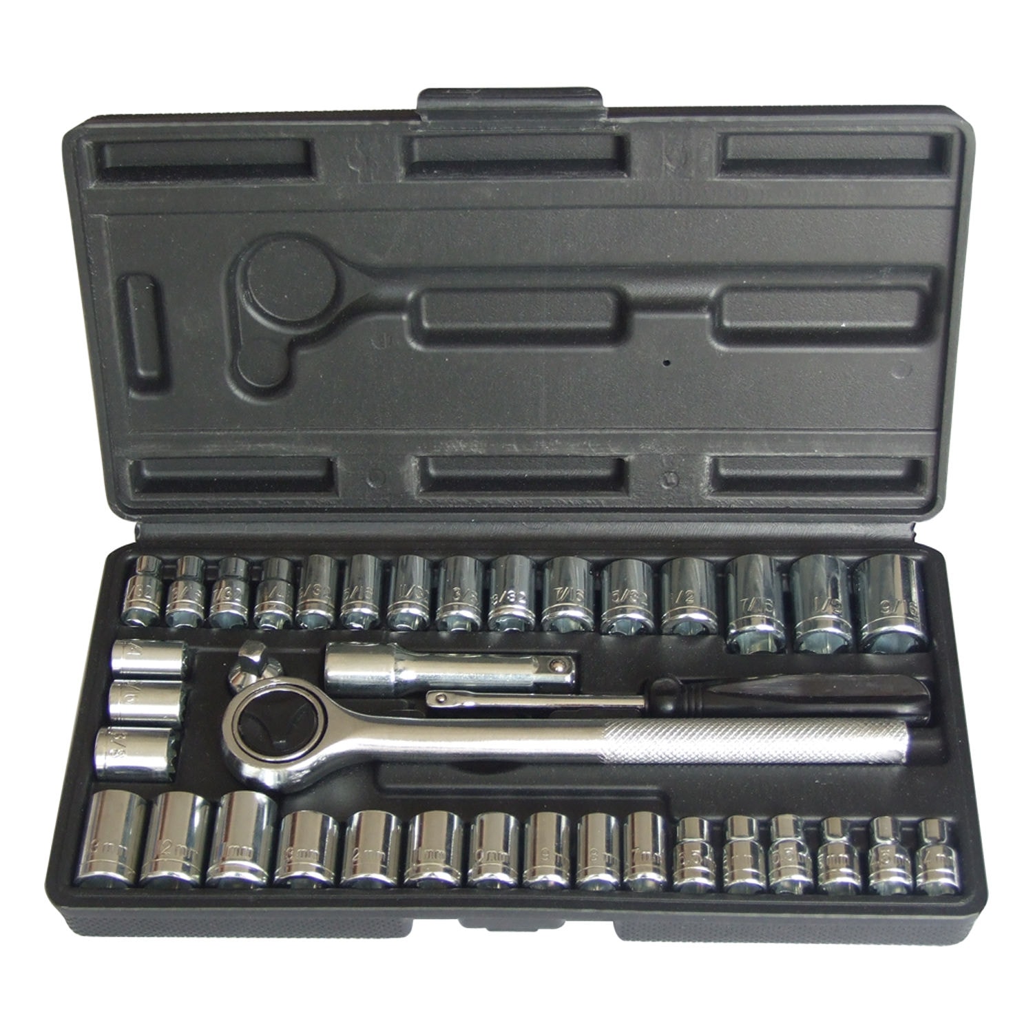 Best Parts Ratchet / Socket SAE / Metric Tool Set 40 Piece