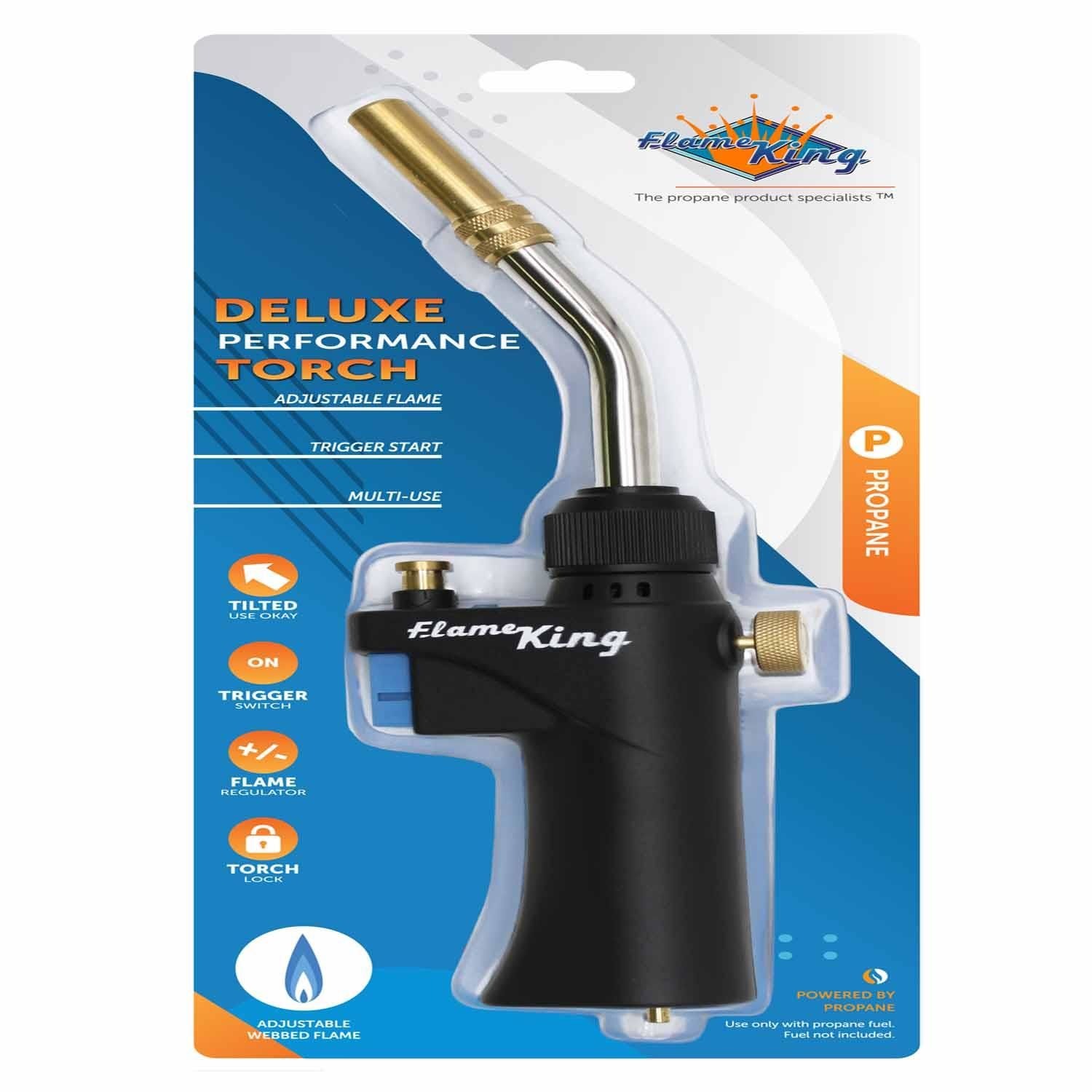 FLAME KING Propane Blow Torch for Webbed Flame Soldering