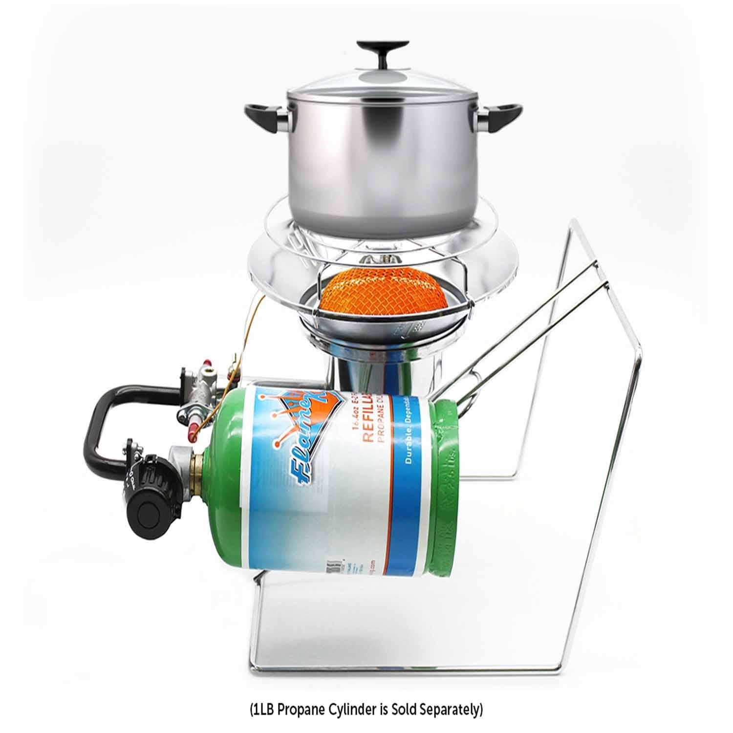 FLAME KING Multi Use Portable Cooker and Heater, Propane Cylinder not Included