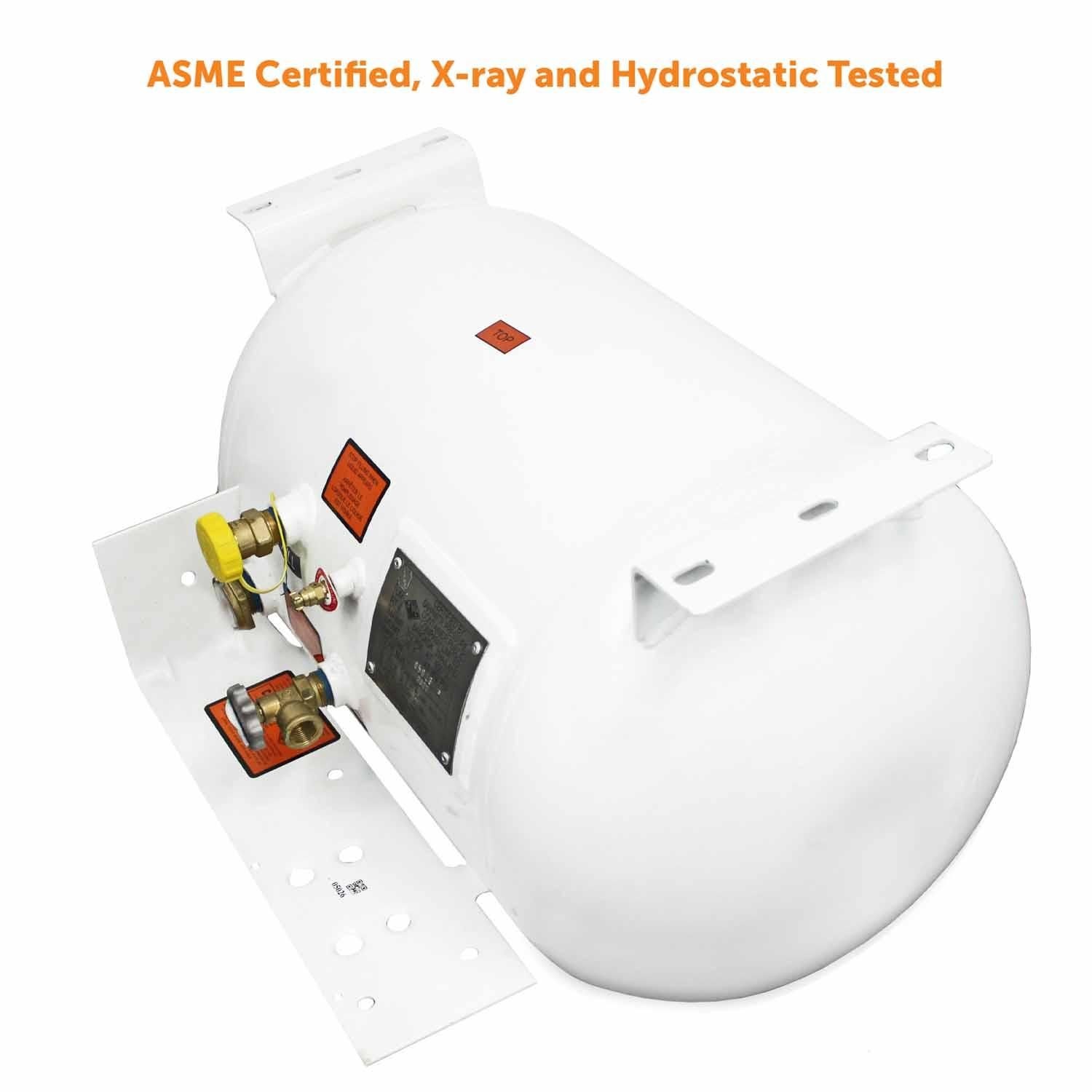 FLAME KING 20.3 Gallon ASME RV Trailer Propane Cylinder Tank with Mount ...