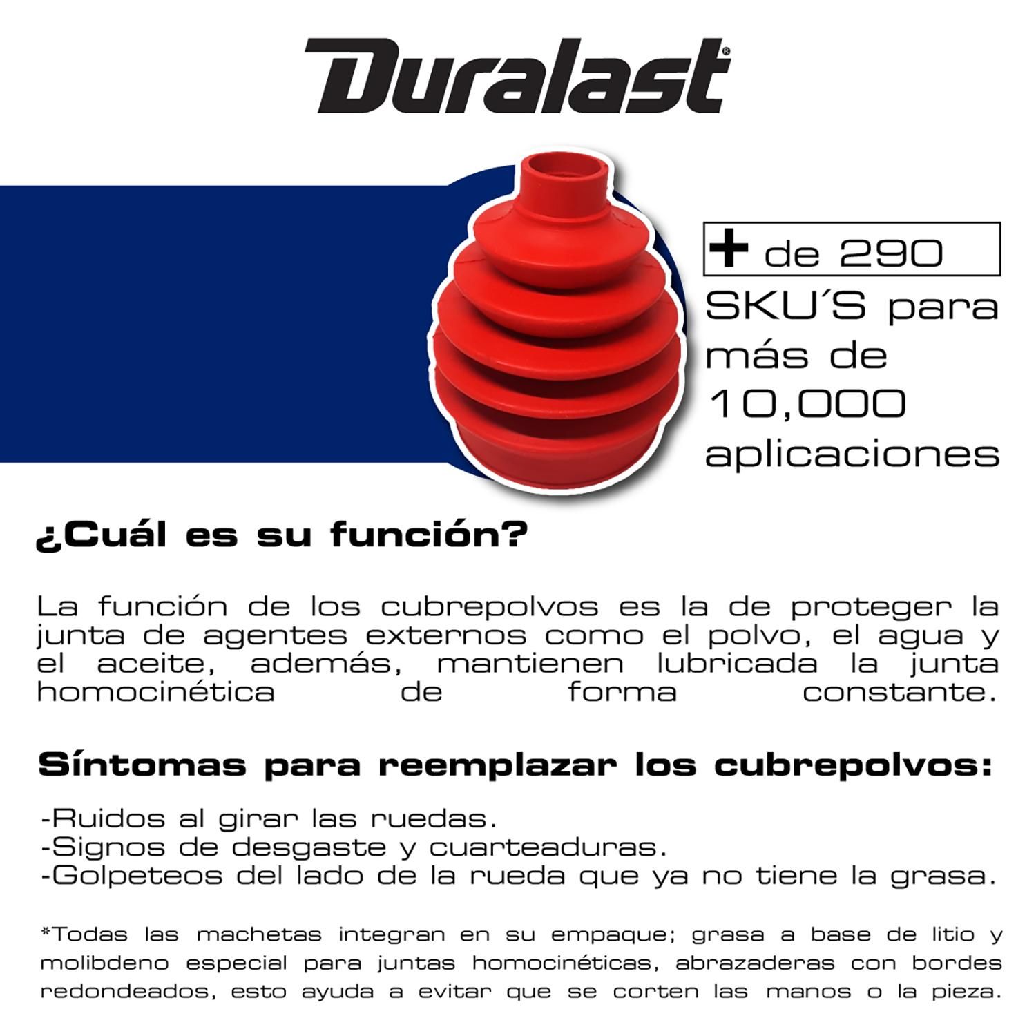 Machetas Junta Homocinetica Duralast S-904-P