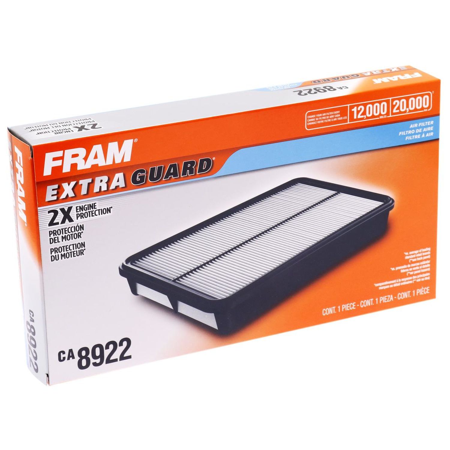 Filtro De Aire FRAM Extra Guard CA12062 Para Vehículos Chevrolet