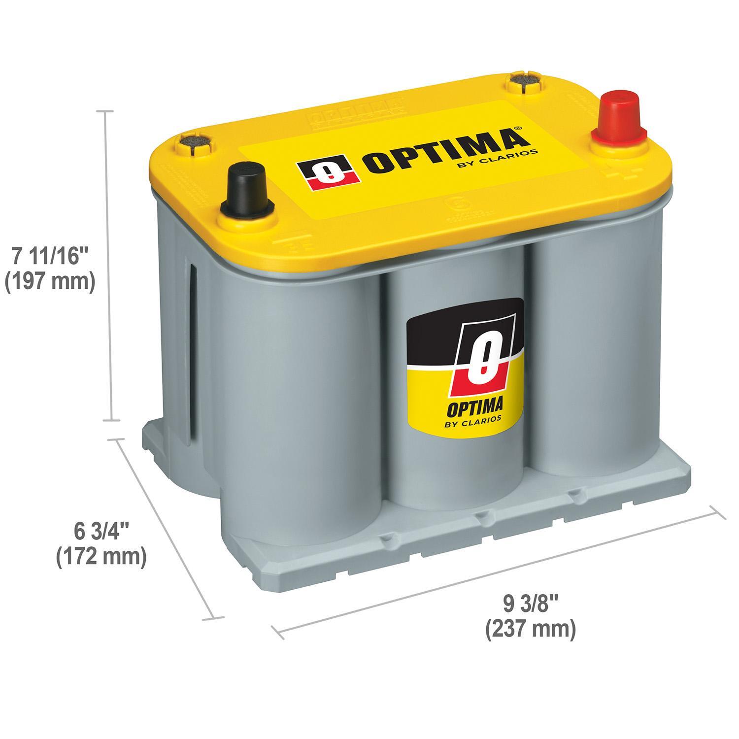 Bateria AGM Grupo BCI Yellow Top 35 620 CCA OPTIMA D35