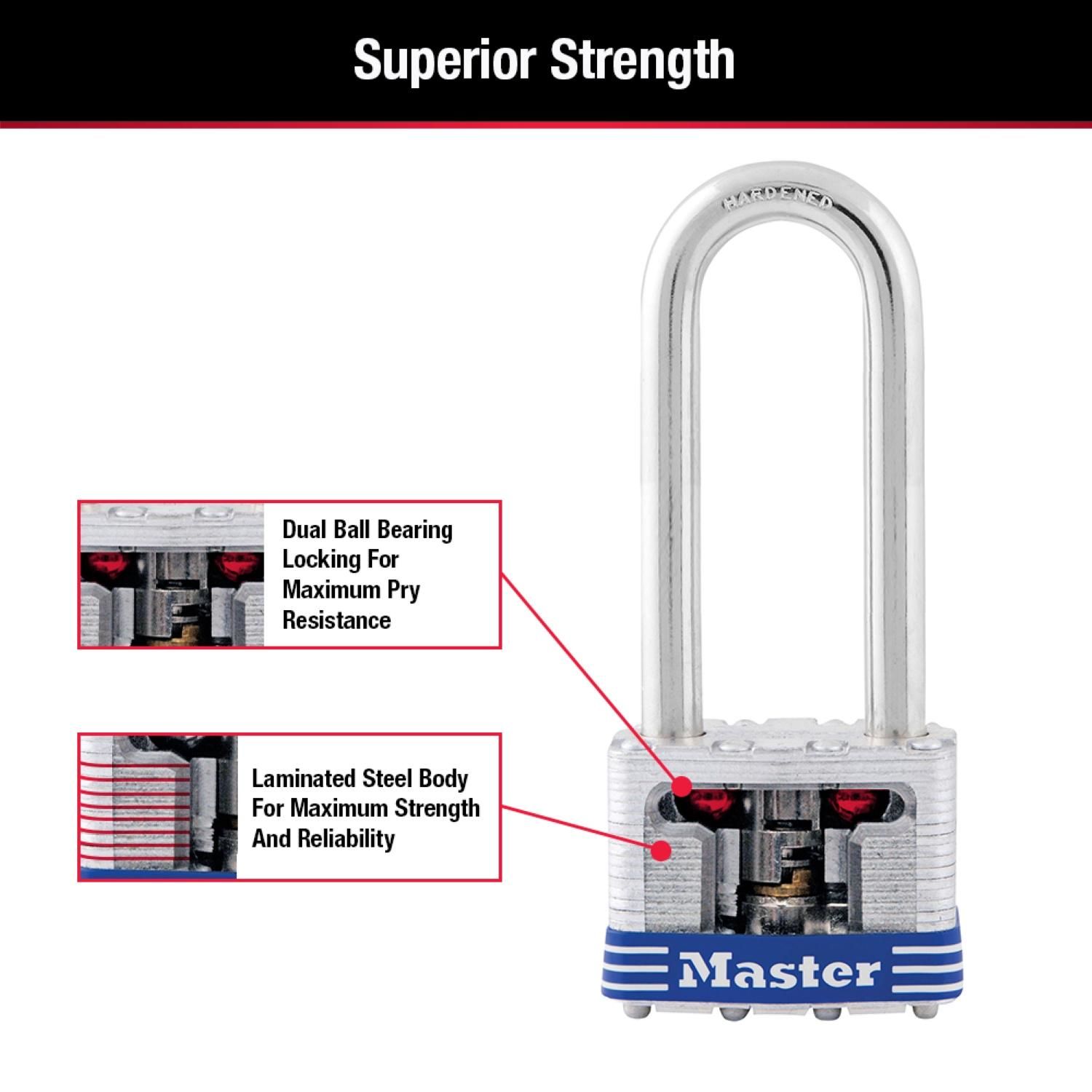 Master Lock Candado de 1 3/4 pulgadas