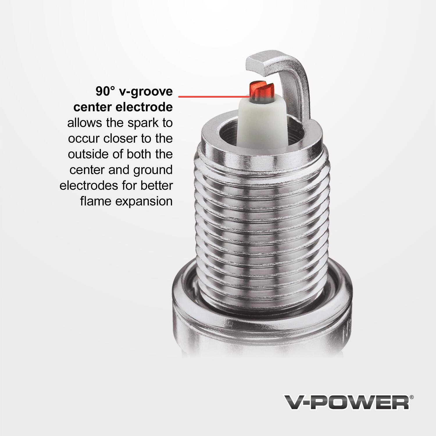 Juego De 8 Bujías NGK V-Power BKR5E (7938) - Para Motores De Gasolina, Reemplazo Directo De Muchas Referencias