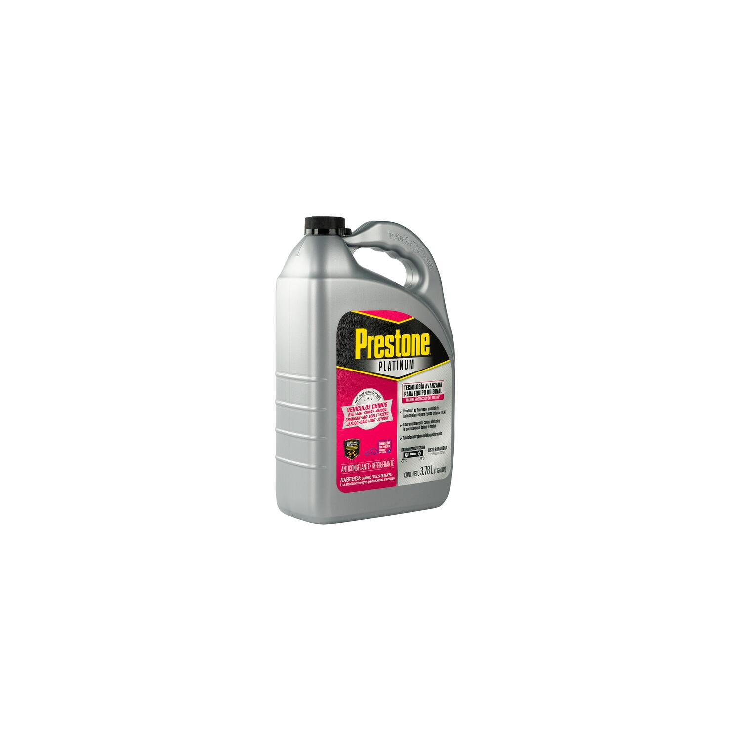 Anticongelante Refrigerante de Motor Rosa Prestone Pre Mezclado de 1 Galon