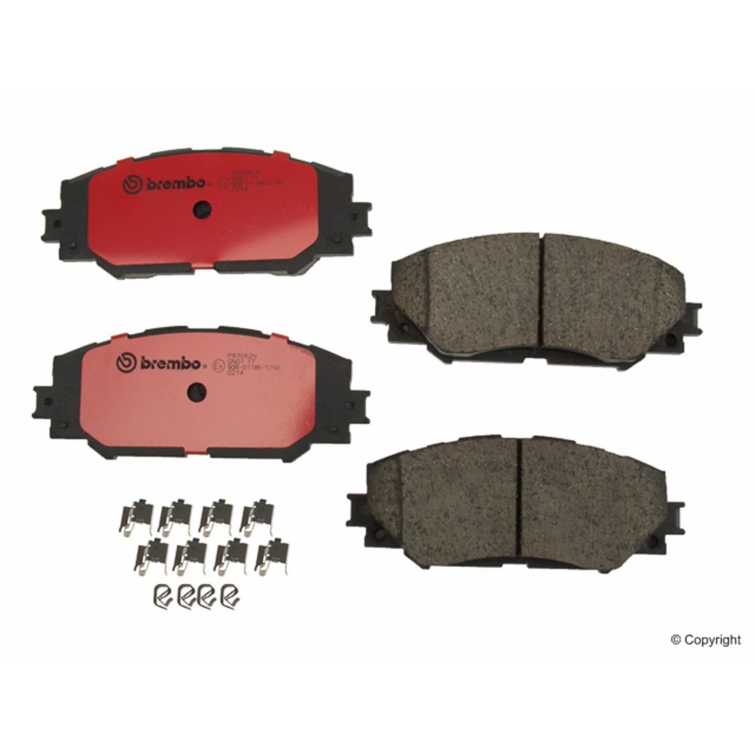 Amazon Com Brembo P37017n Ceramic Brake Pads Automotive