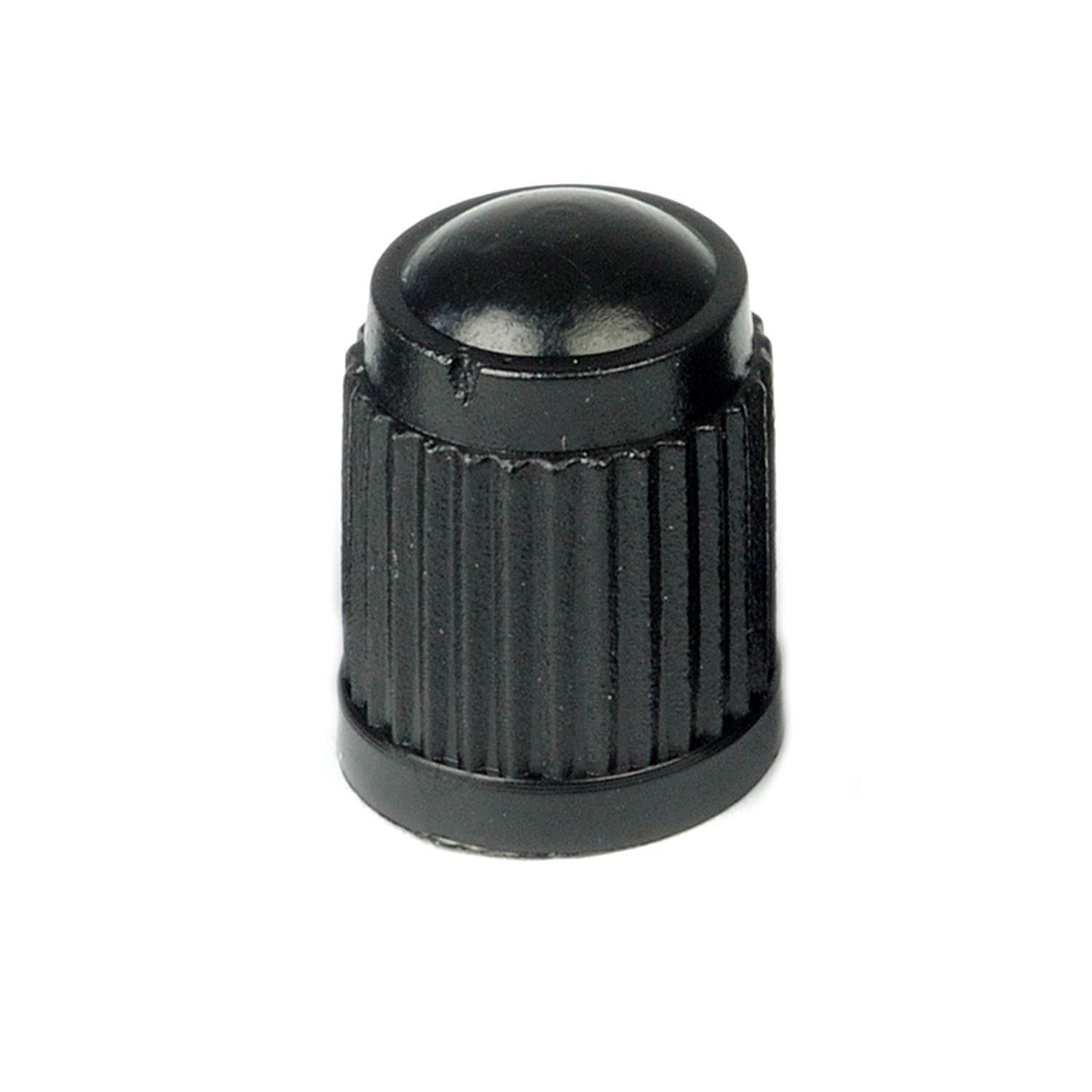 Slime Black Plastic Tire Valve Stem Caps 4 Pack