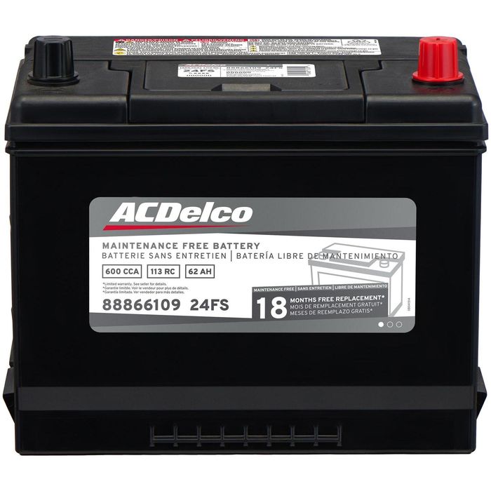 ACDelco Advantage Battery BCI Group Size 24F 600 CCA 24FS