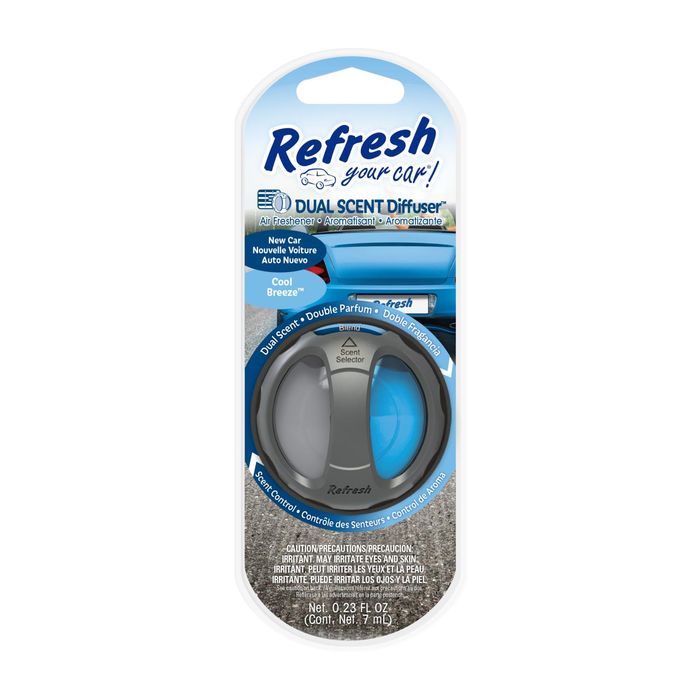 Refresh Your Car New Car and Cool Breeze Scent Air Freshener Vent