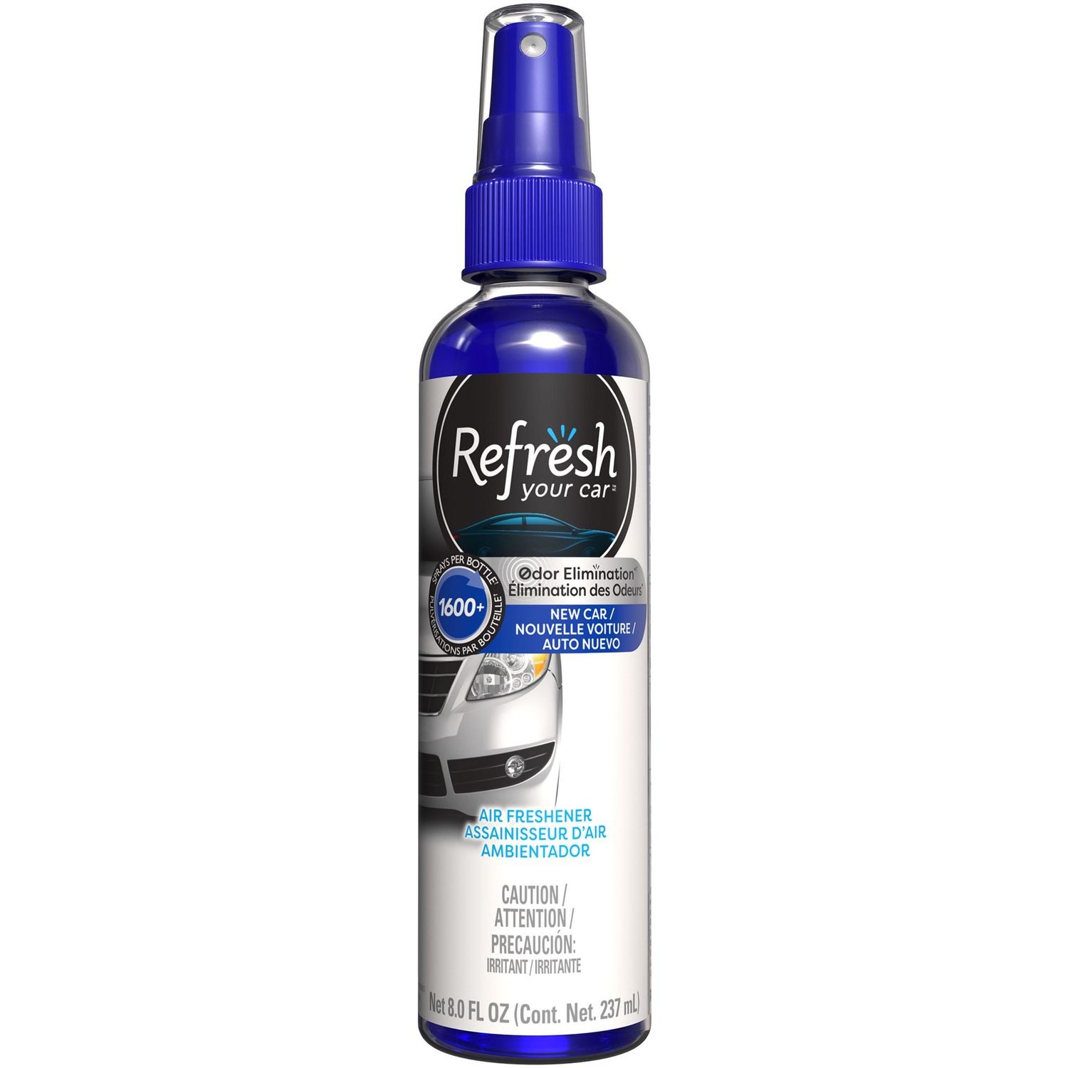 Refresh Your Car Odor Eliminator New Car Air Freshener 8oz