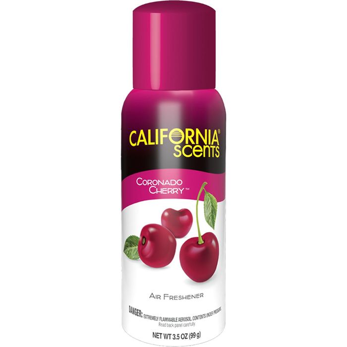 California Scents Air Freshener 4-Pack Car Air Freshener (Coronado Cherry)