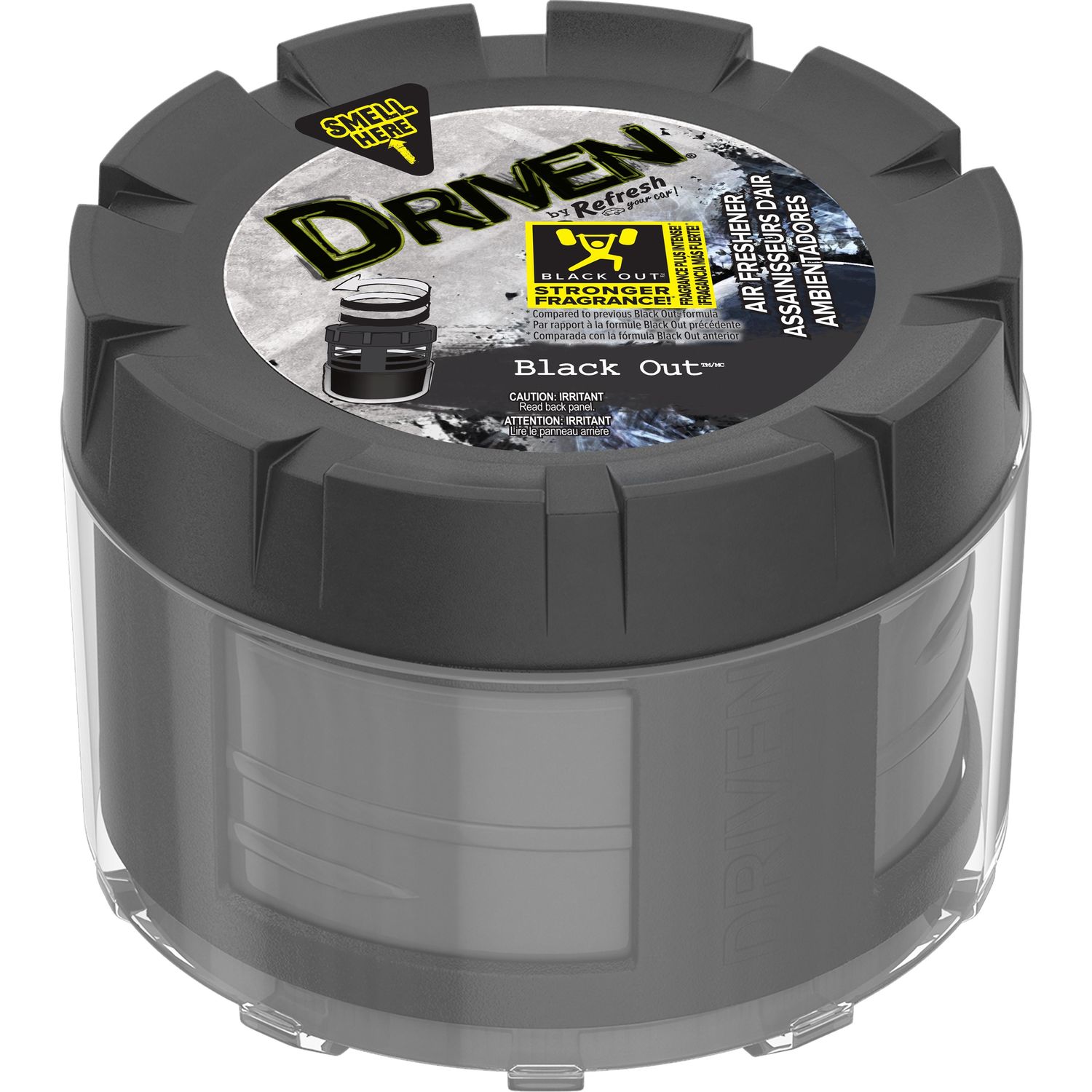 Driven Black Out Scent Air Freshener Gel Can 3oz