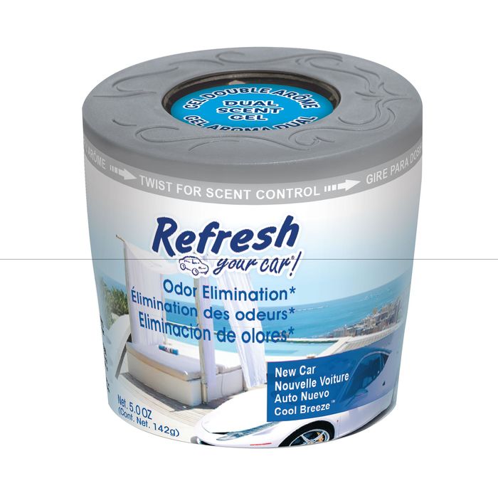 Refresh Your Car 2.5 oz. New Car Odor Eliminating Scented Gel Can Air  Freshener 09984 - The Home Depot