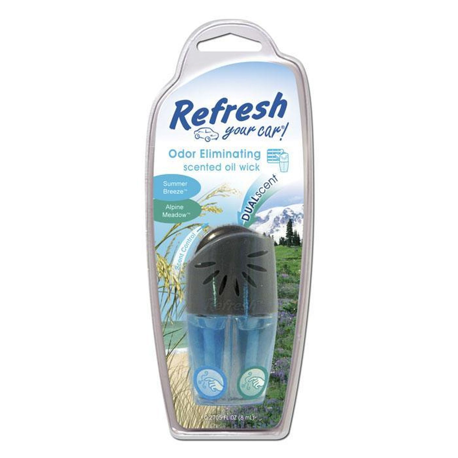 Refresh Your Car Vent Air Freshener Alpine Meadow/ Summer Breeze Scent